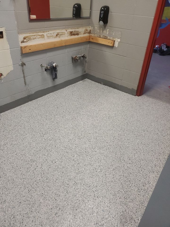 Concrete Coating at Spiece Fieldhouse by Knot Just Decks