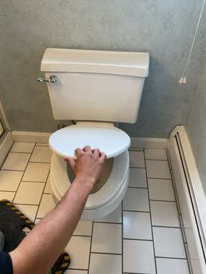 Wall-Mounted Toilet Leak Repair — Marblehead, MA