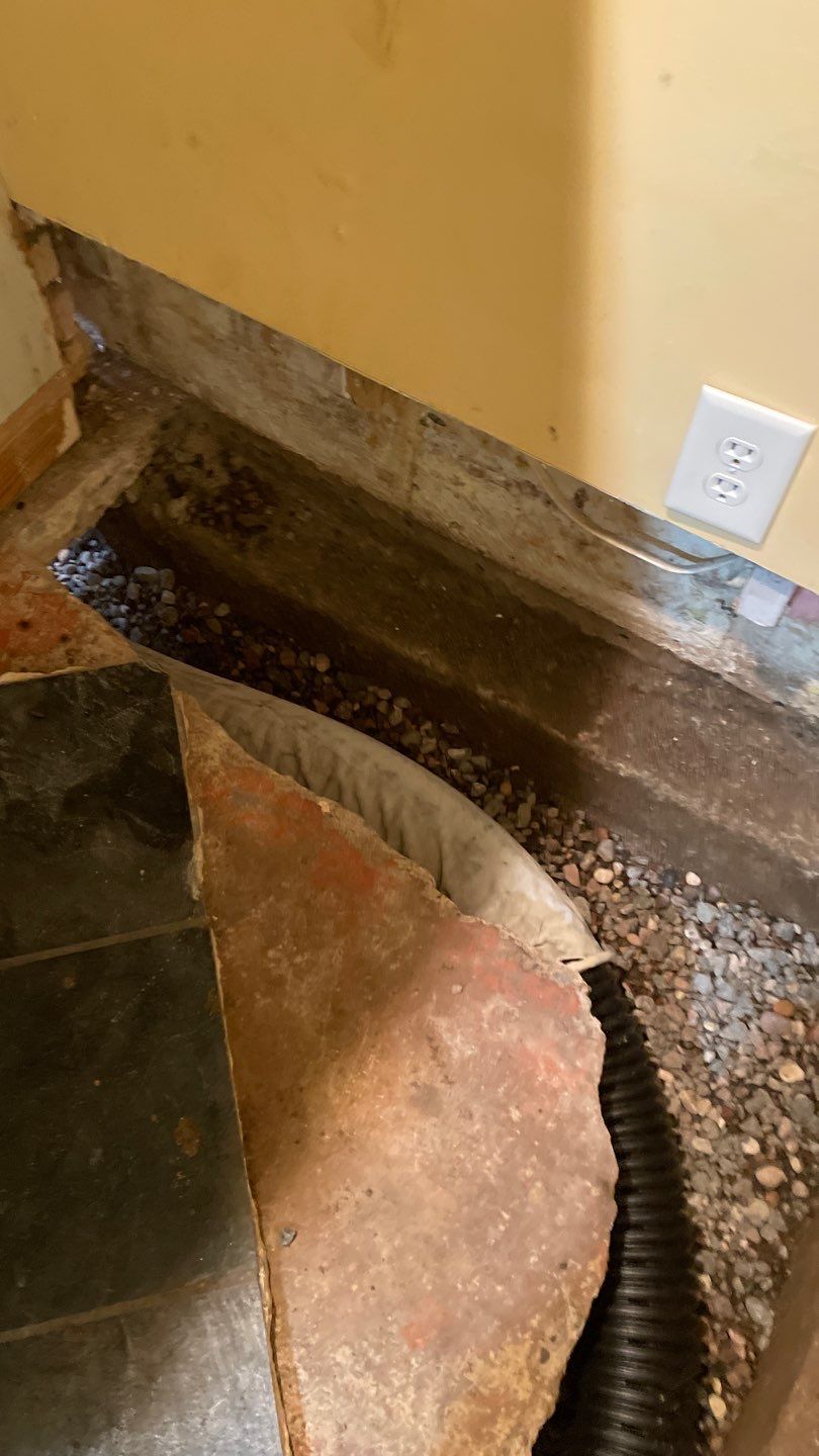 Drain Tile in Columbia Heights by Waterproofing Northeast