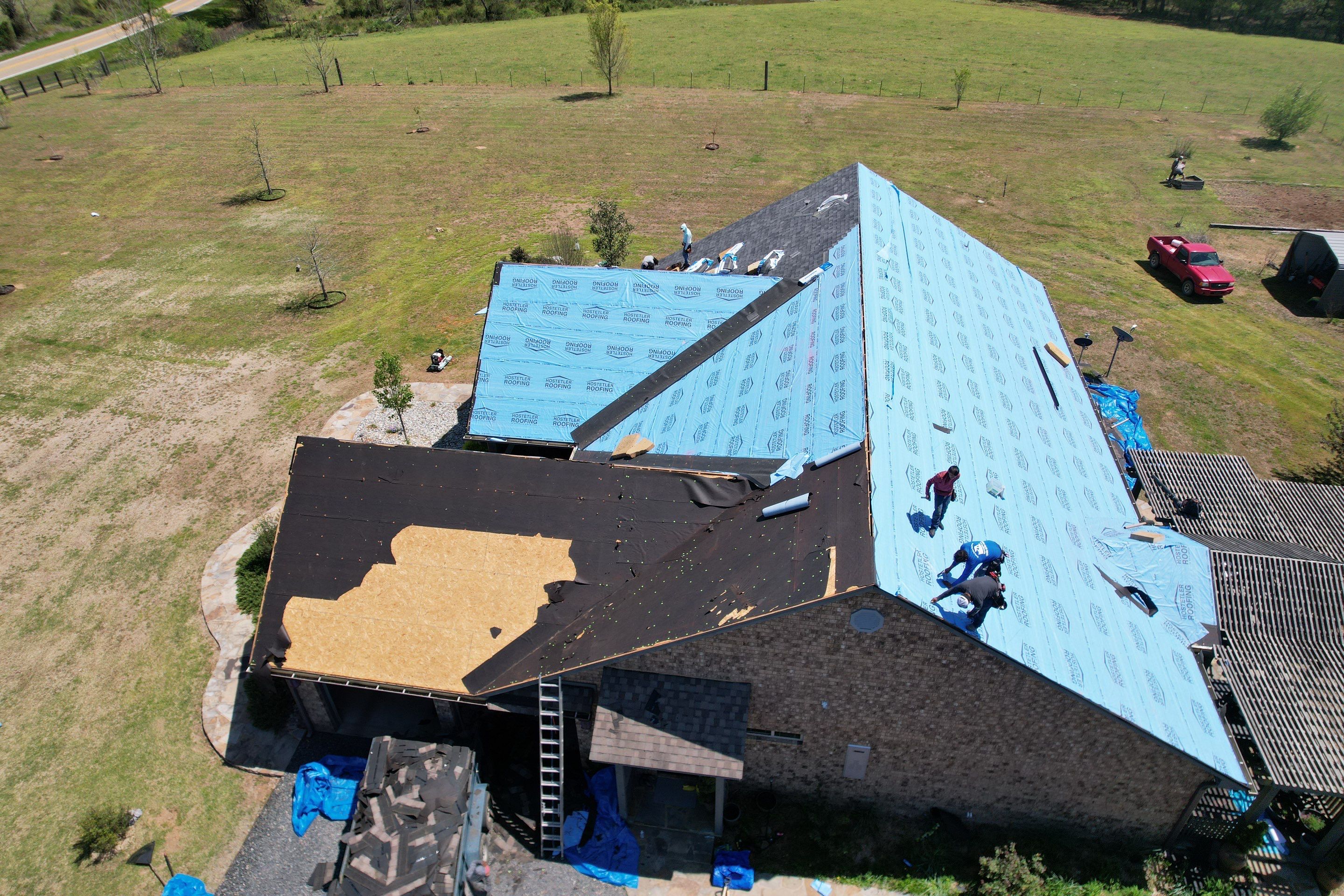 Residential Shingle Reroof using Malarkey Vista by Hostetler Roofing