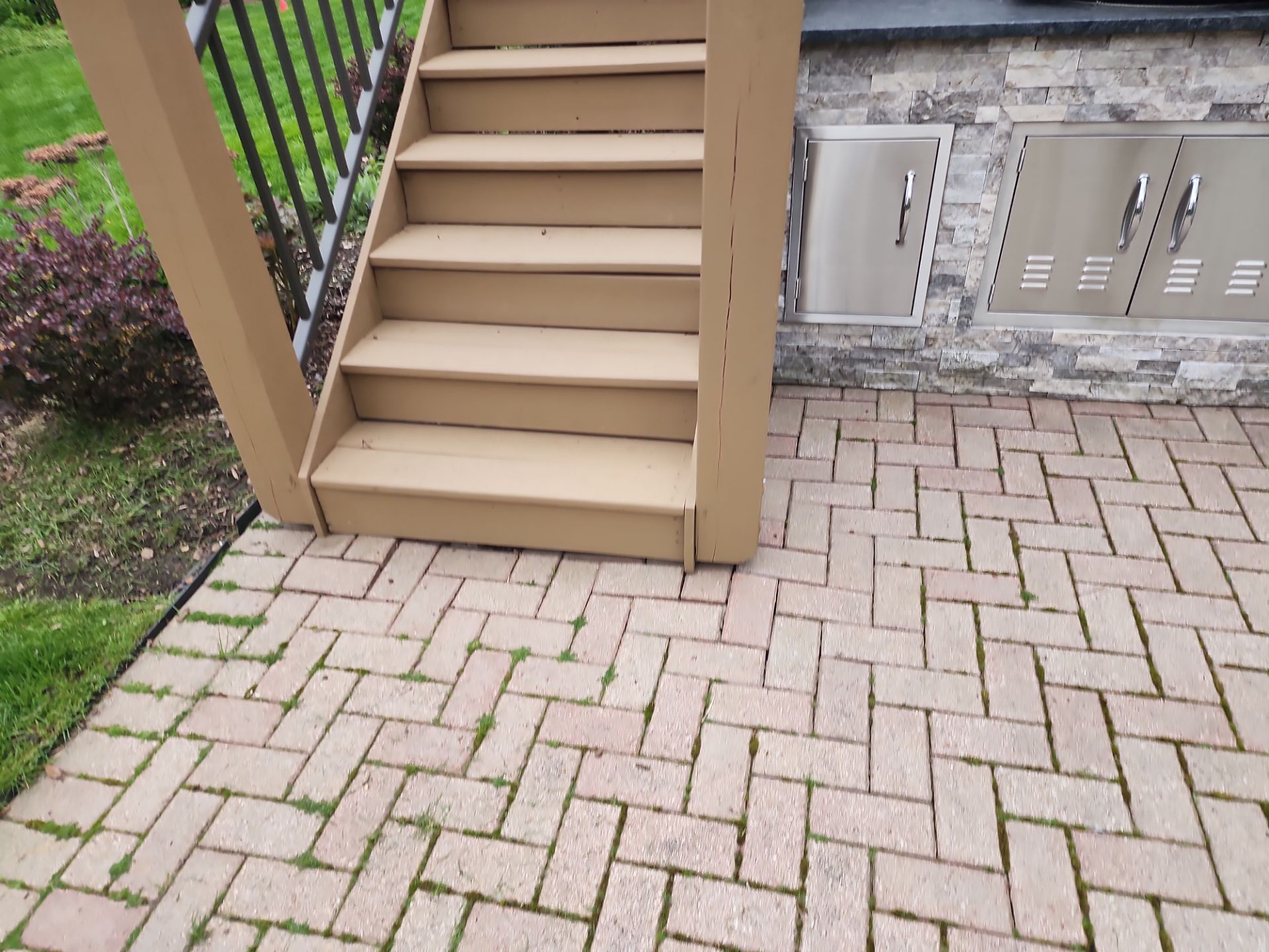 Brick Paver Repair, Cleaning, and Sand Stabilization by Northern Power Washing LLC.