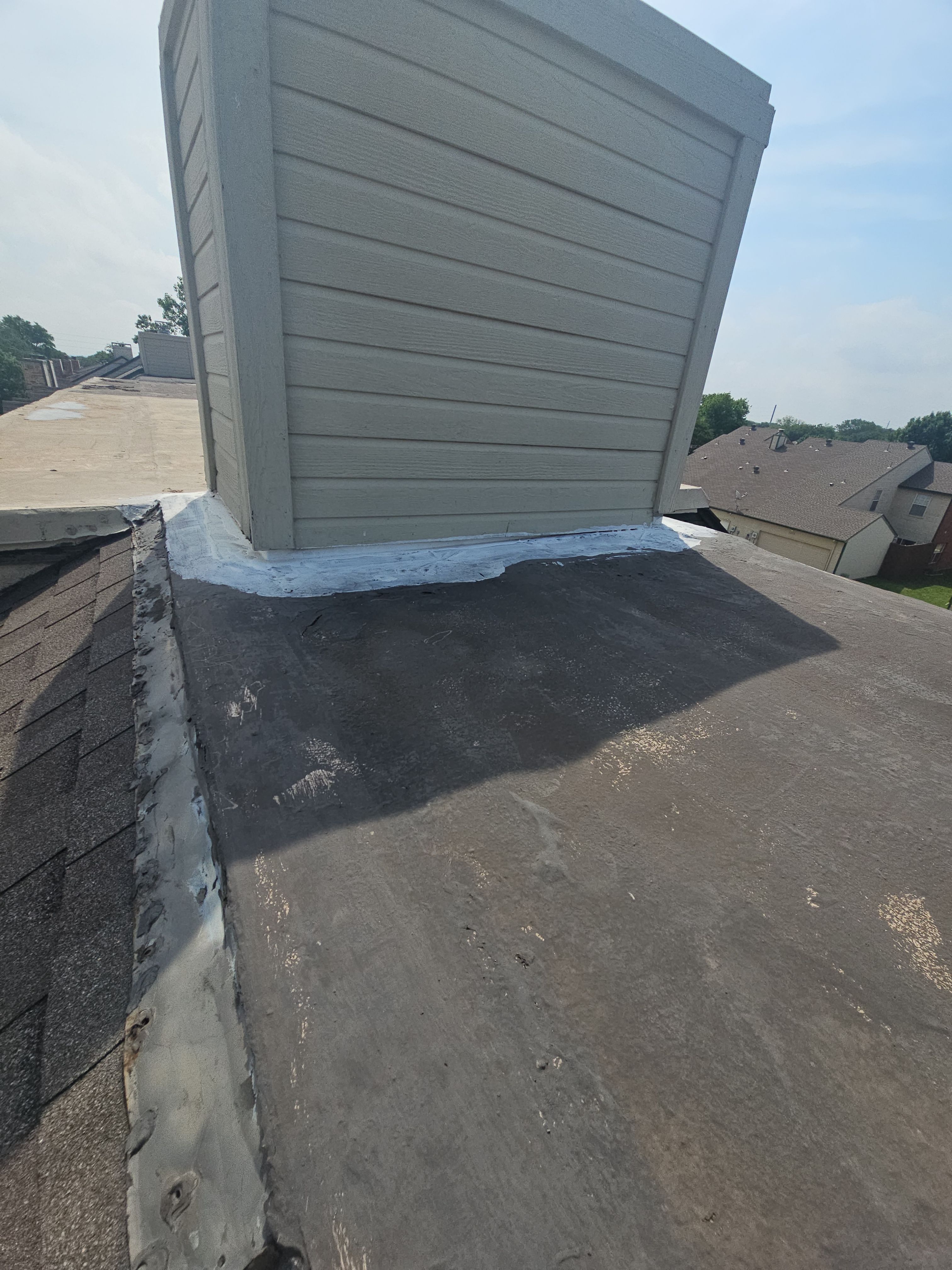 Flat Roof Replacement & Interior Restoration in Garland, TX by road roofing llc