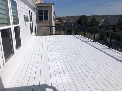 Deck using AcryFin