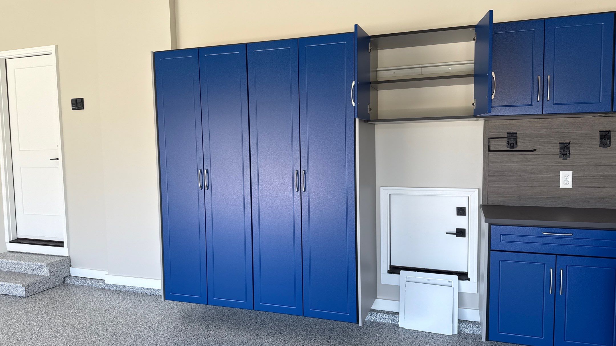 Rachael New Floor and Storage Makes All the Difference by Banner Garage