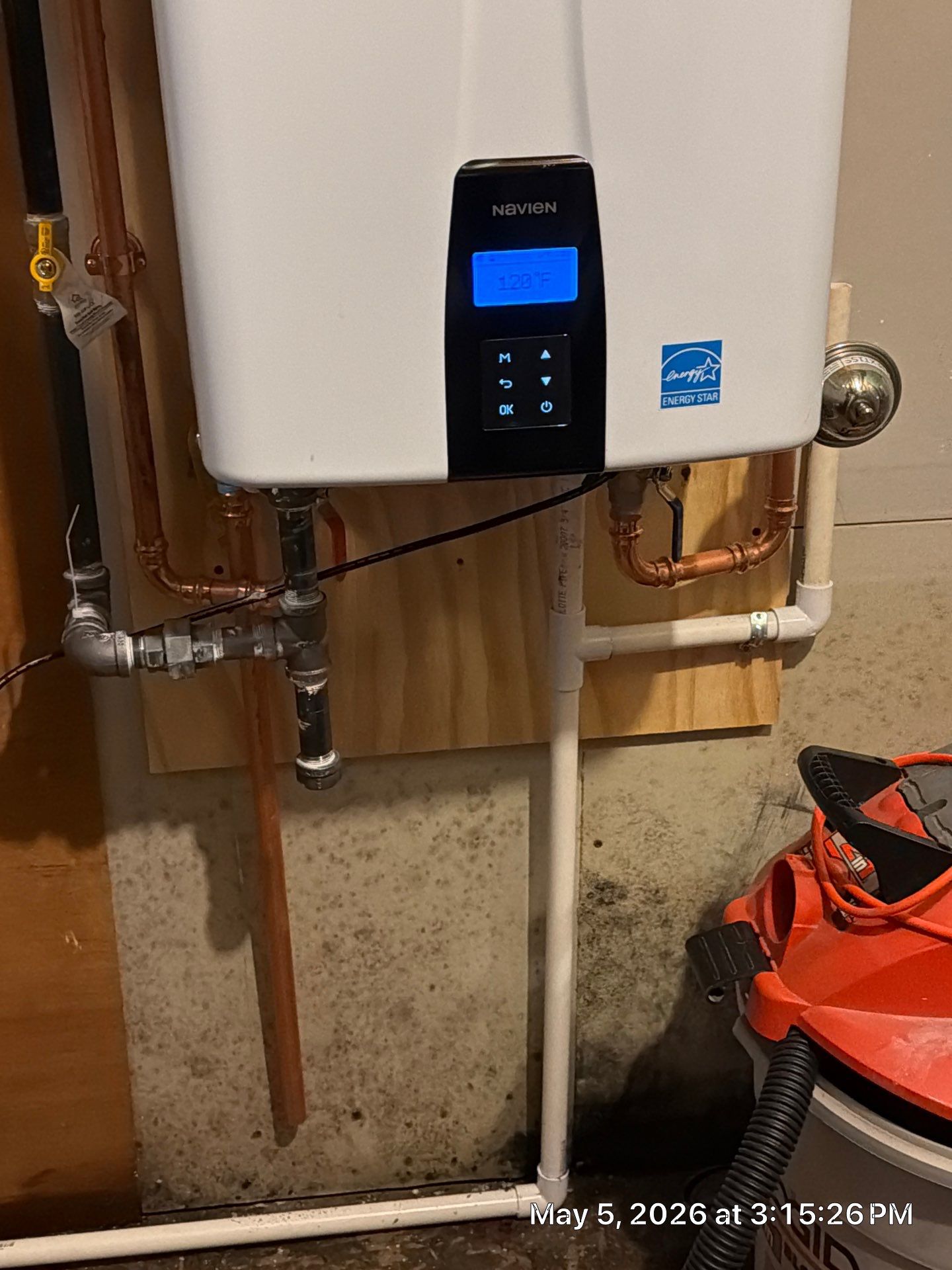 Navien NPE-240A2 Tankless Water Heater Installation – Crystal Lake, IL | GSHA Services, LTD by GSHA Services LTD