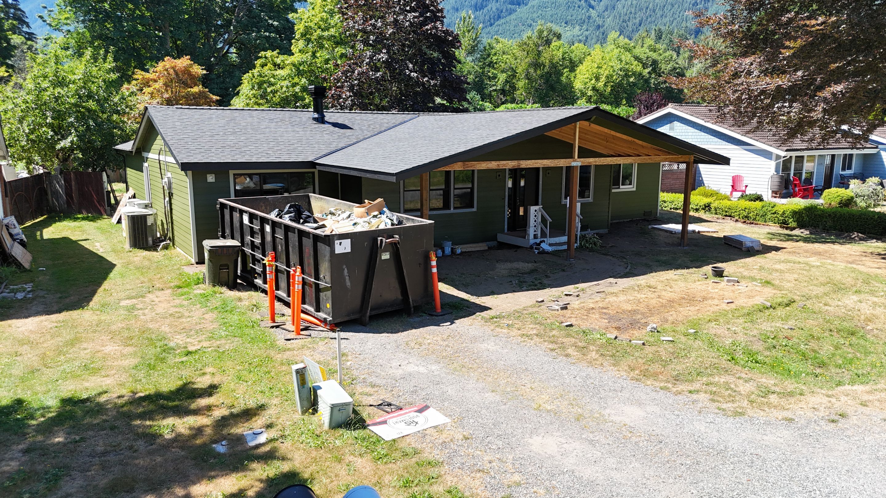 New Front Porch, Roof, Siding by Roof Smart