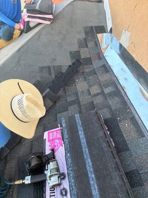 Flashing Stucco above the Roof