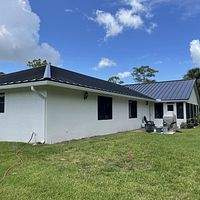 24ga 1.5" Mechanical Seam Dark Bronze by Total Roofing System The Metal Roof Experts