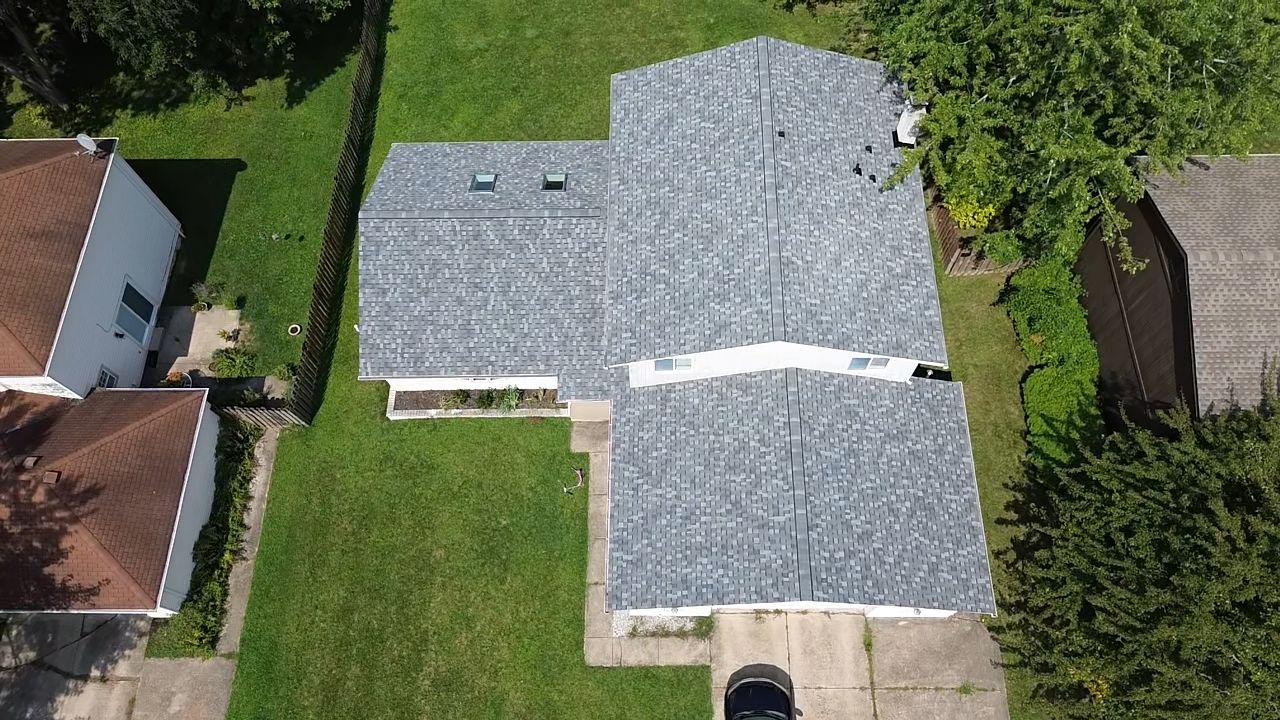 Atlas Pinnacle, Color, Coastal Granite, Drip Edge, Tuxedo Gray by Eagle Eye Roofing