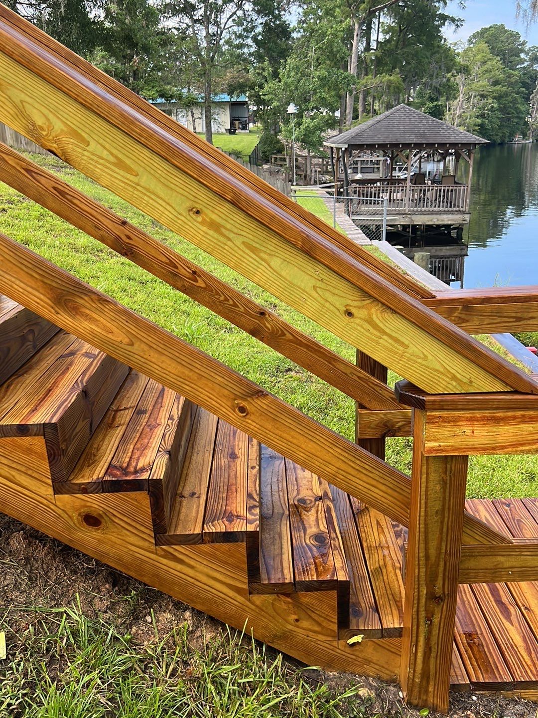 Dock using Wood Sealant by DuraSeal