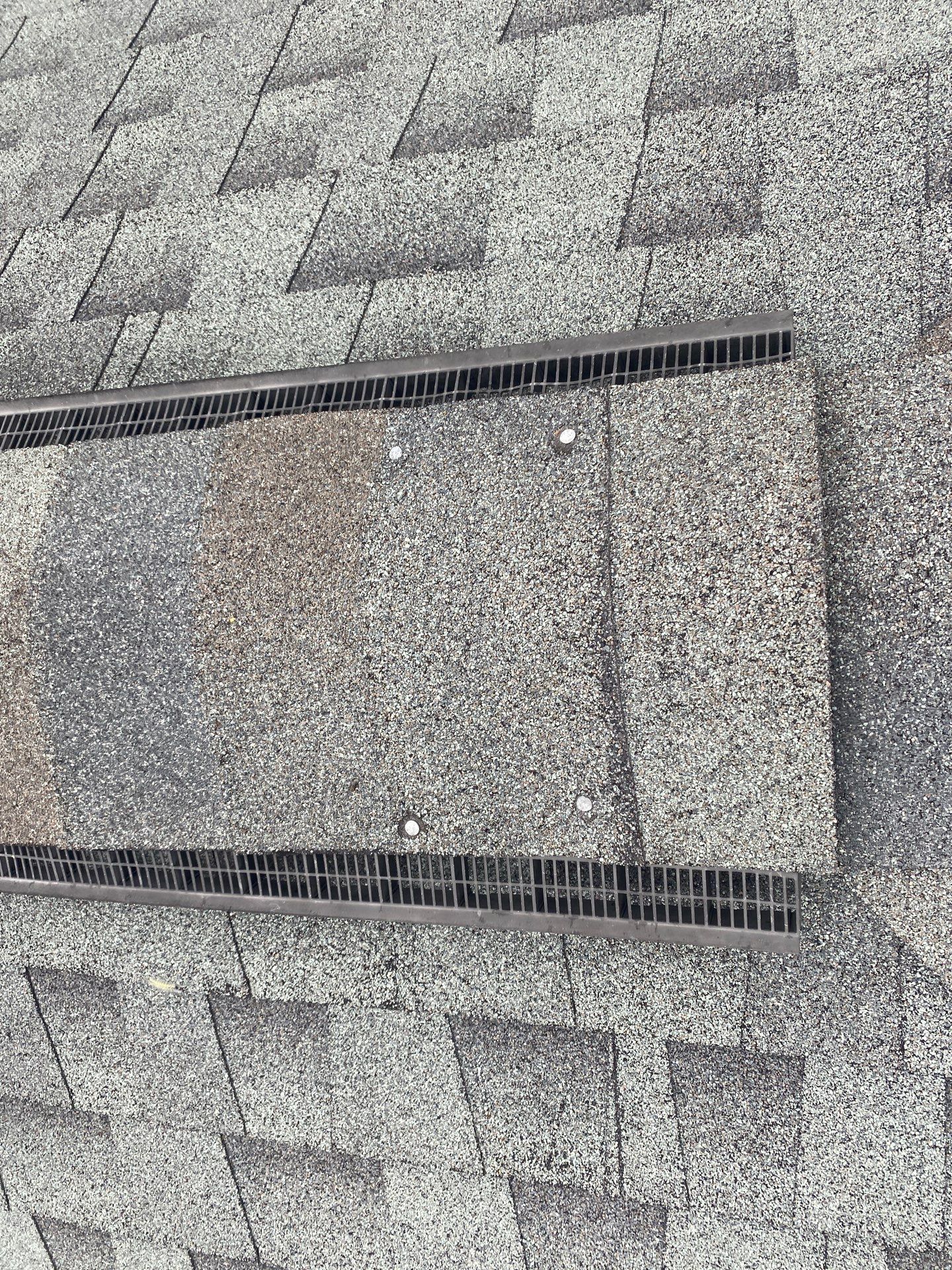 Hail Damage using Owen's Corning Duration (Lifetime) Shingles by Roof Repair Company