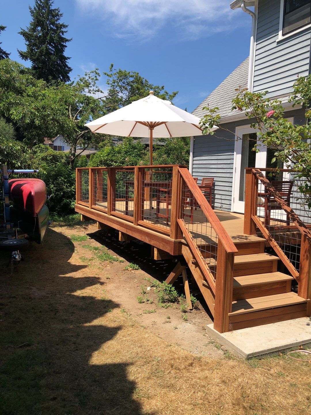 Northgate Wrap around by Alki deck builders 