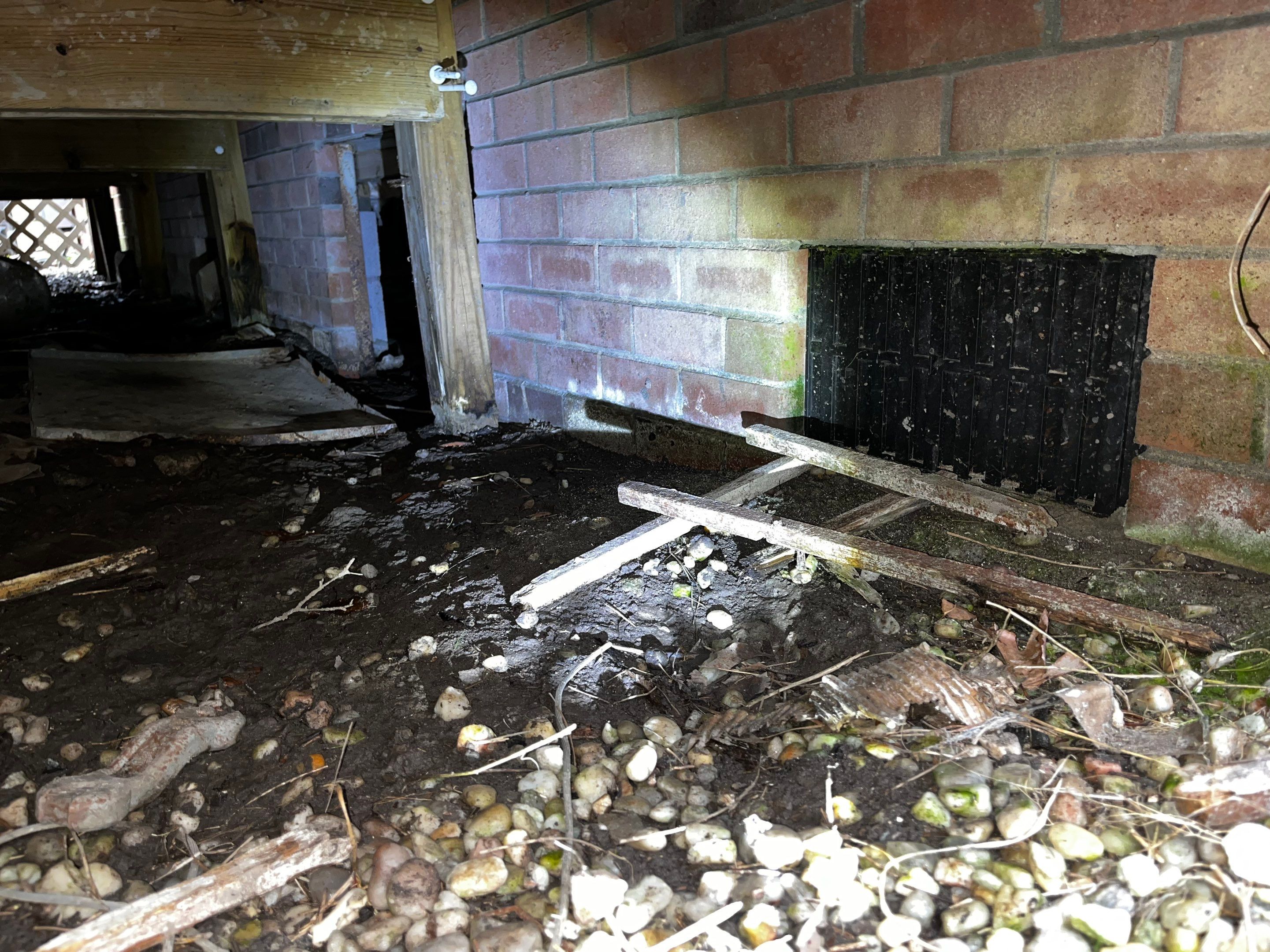 Impact Choice Encapsulation with French Drain and Crawlspace Doors by Impact Crawlspace