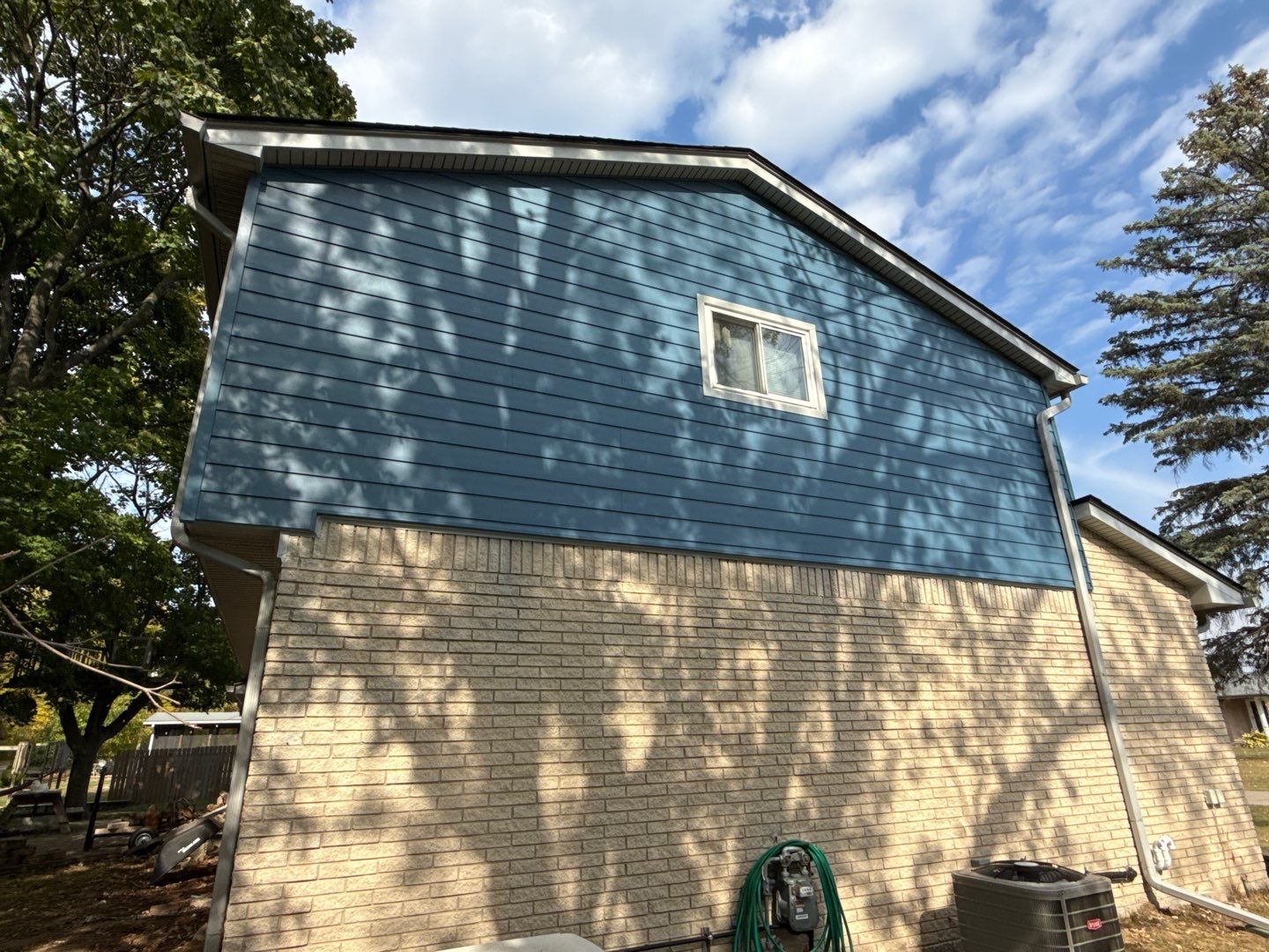 Siding Replacement using Ascend Laguna Blue by 180 Contractors