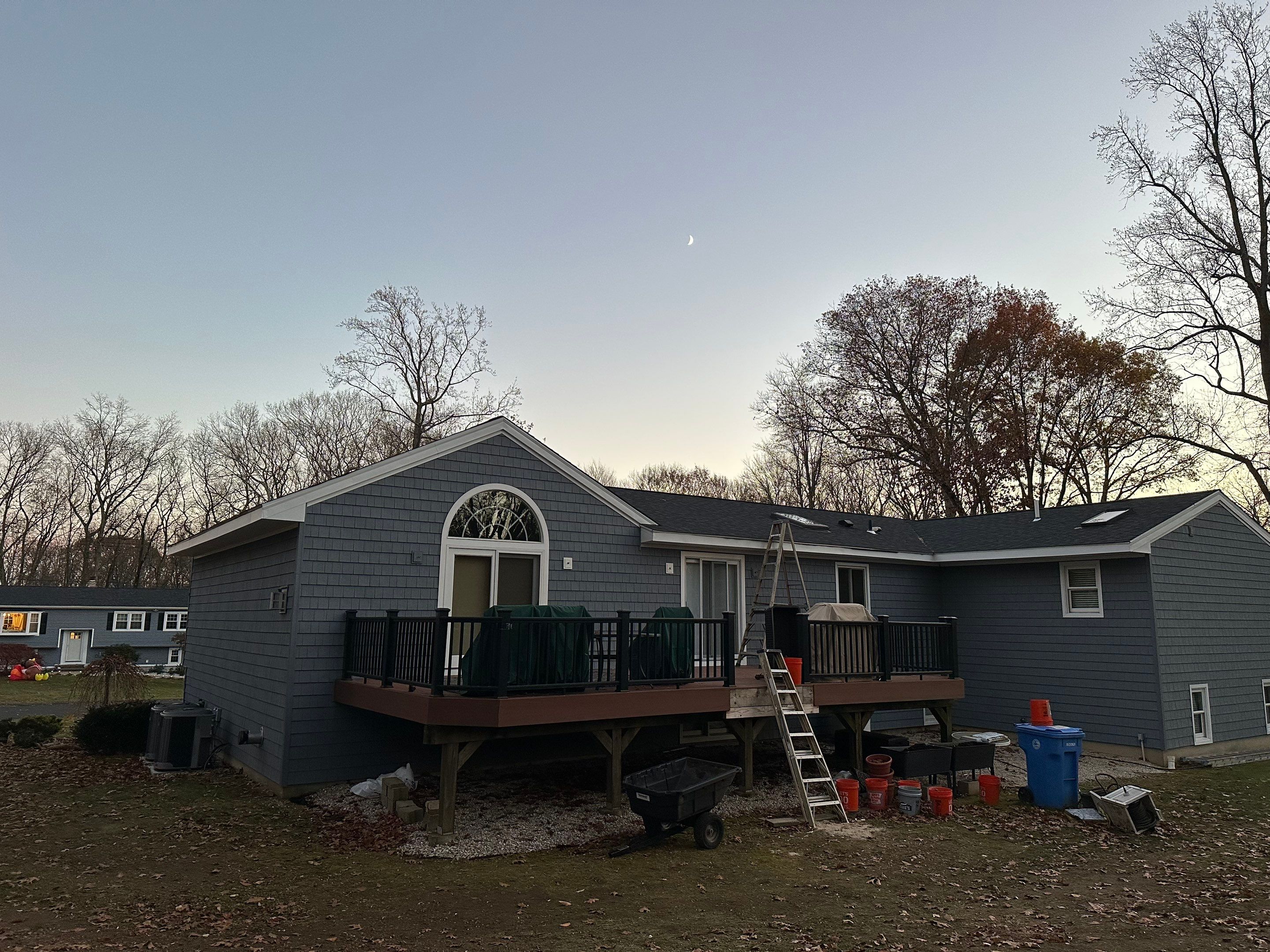 New Roofing, Siding front door by A Plus Exterior