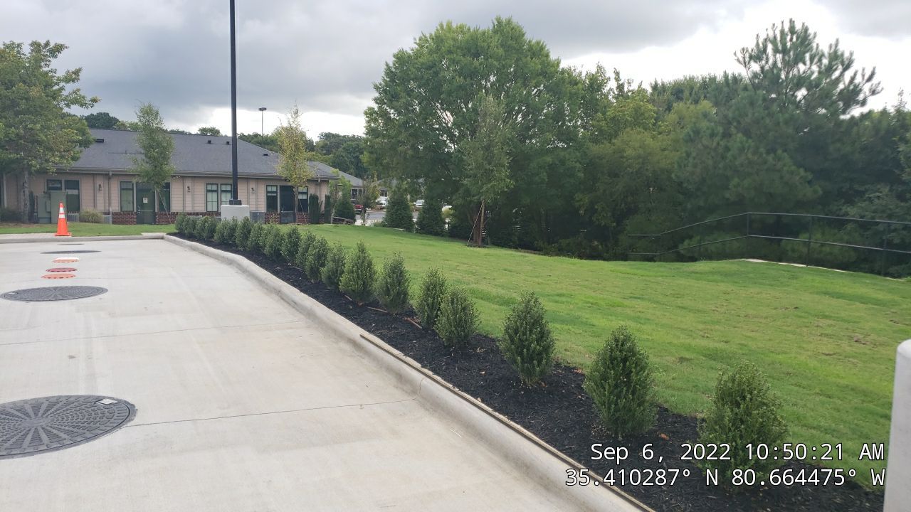 Commercial Landscaping Harris Teeter Fuel Station by Carolina-Metro Landscape, Inc