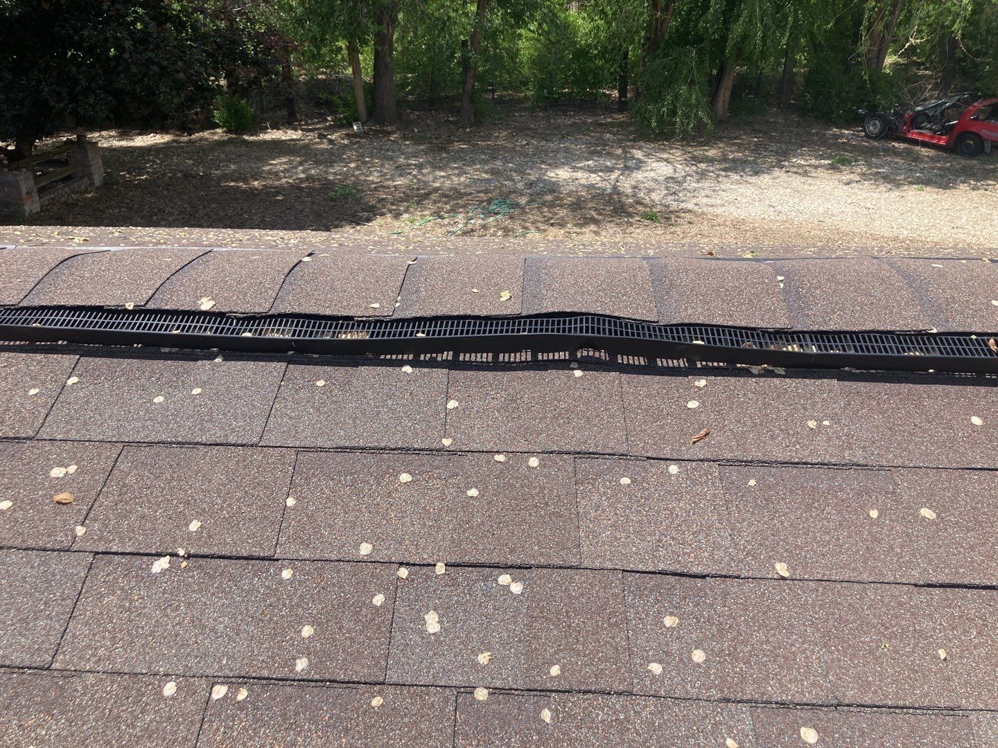 Shake removal and reinstallation of Owens Corning Oakridge in Teak by ID Roofing LLC