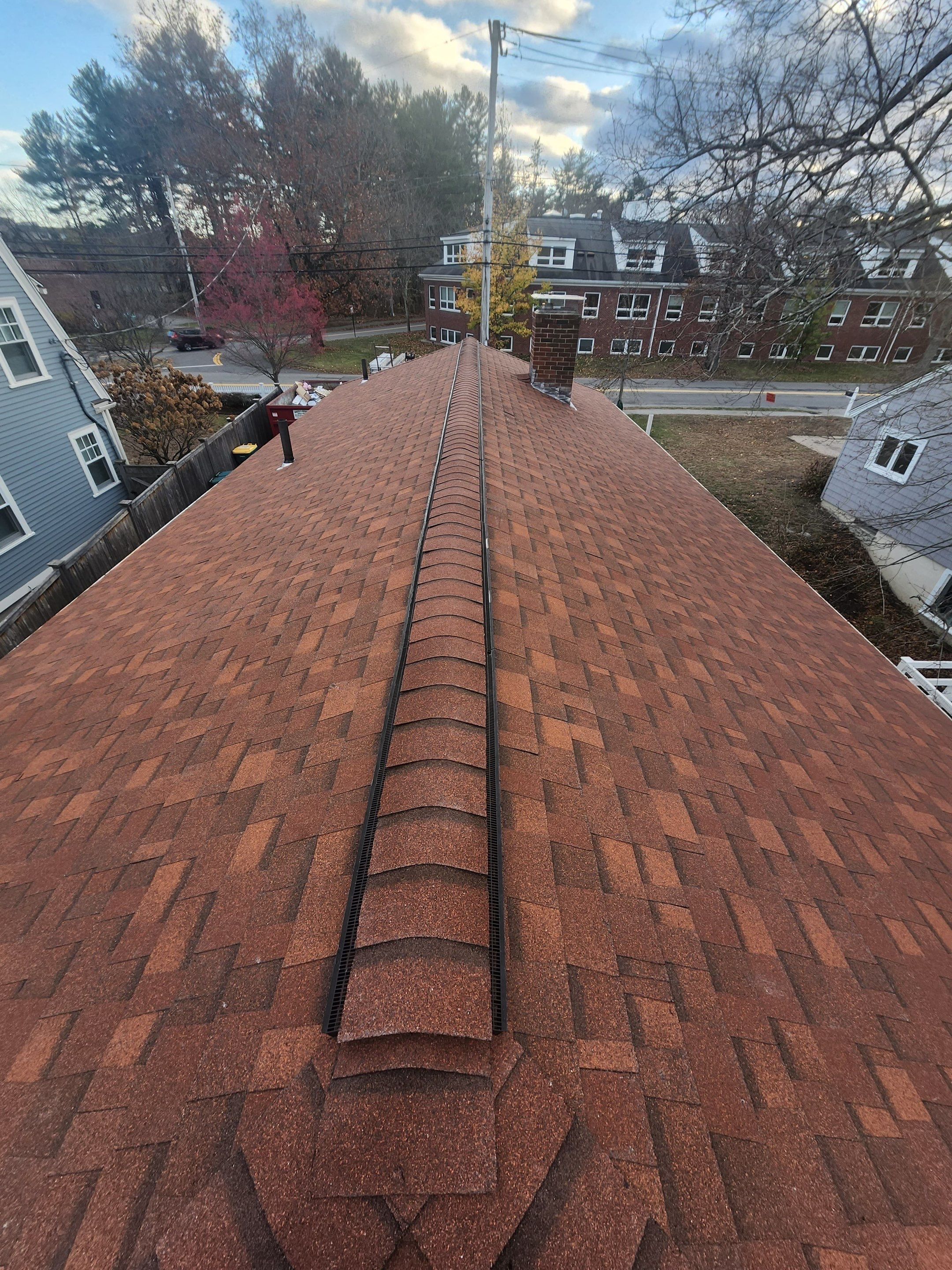 Concord Complete Roof Replacement with Terra Cotta Shingles & Balanced Ventilation by Mighty Dog Roofing of Greater Middlesex County