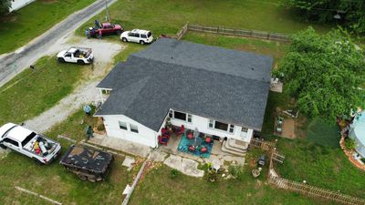 Residential Roofing Install - Atlas Pinnacle Pristine Shingles - Color Black Shadow