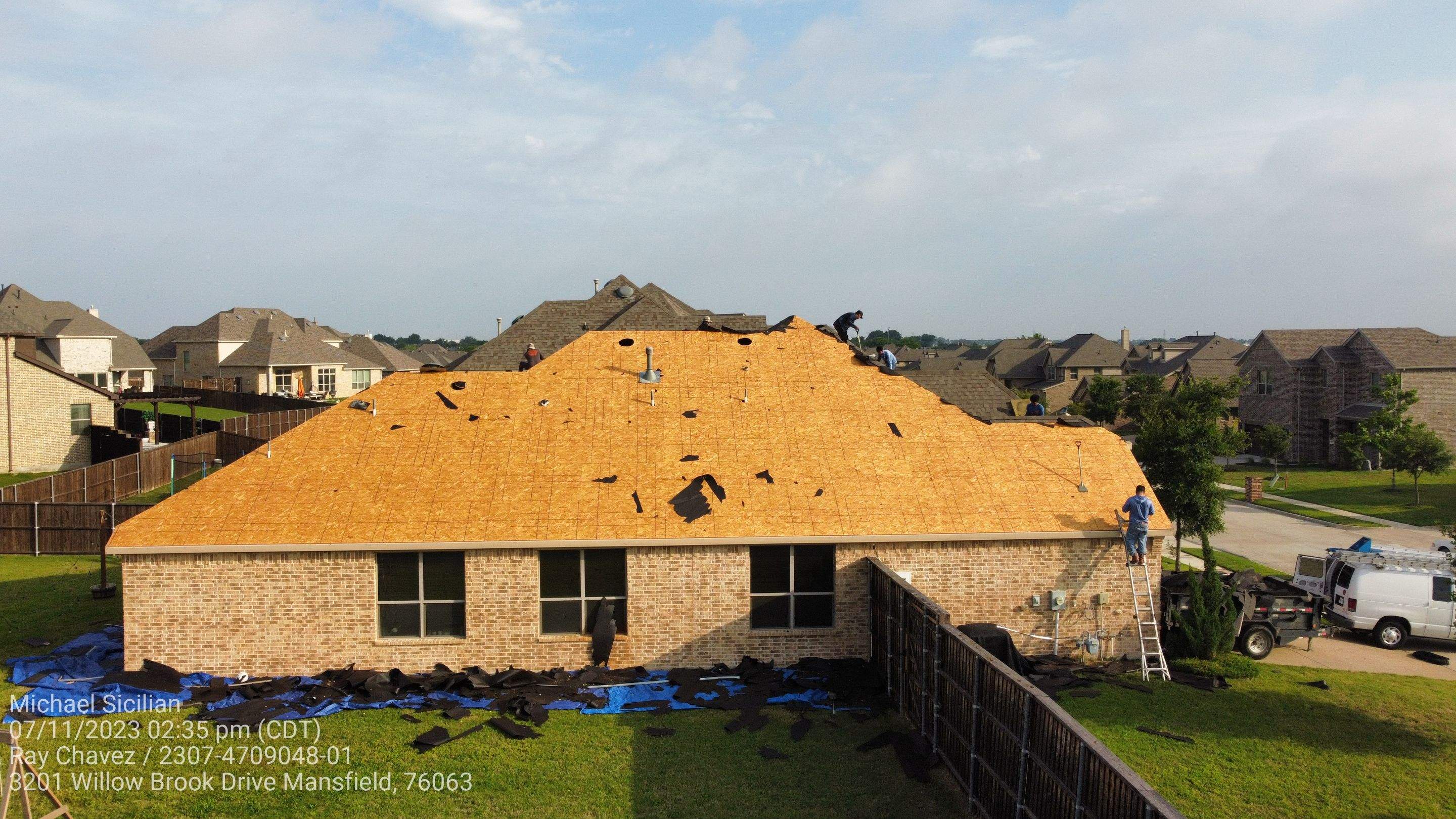Project in Mansfield by Zeus Exteriors