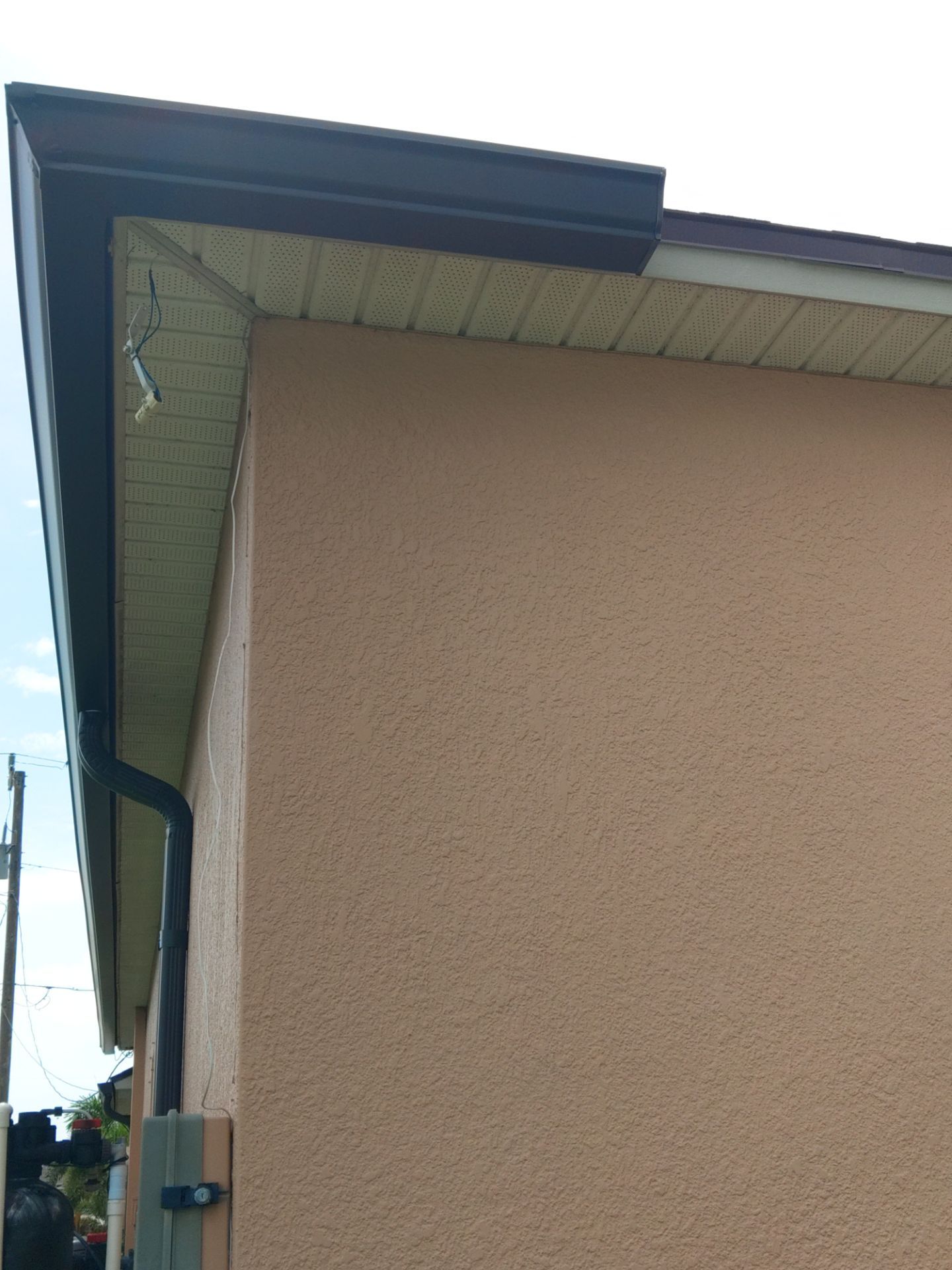 Downspout Installation for Multi-Story Homes in Cape Coral FL by Gutter Professors
