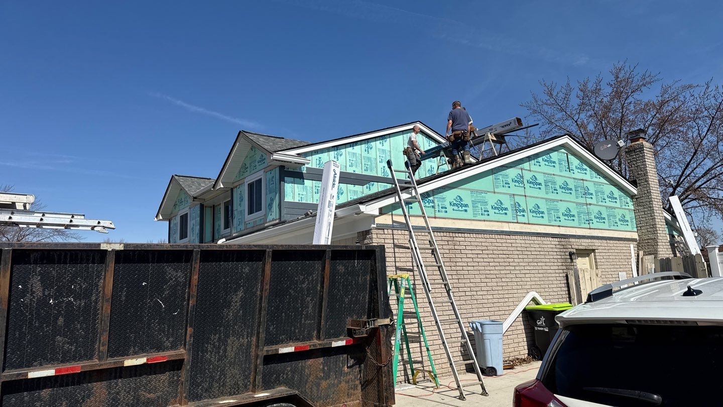 Siding Replacement using Alside Midnight Blue by 180 Contractors