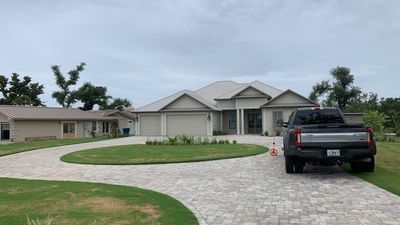 Gutter Installation using Half Round Seamless Gutters