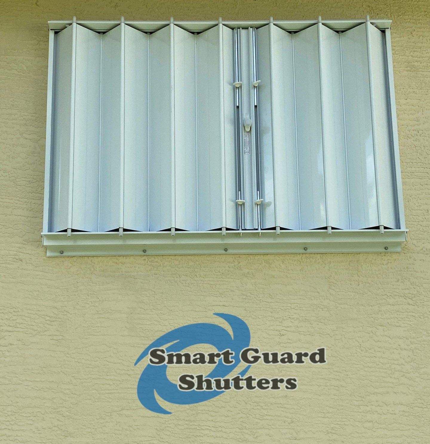 Accordions in White by Smart Guard Shutters