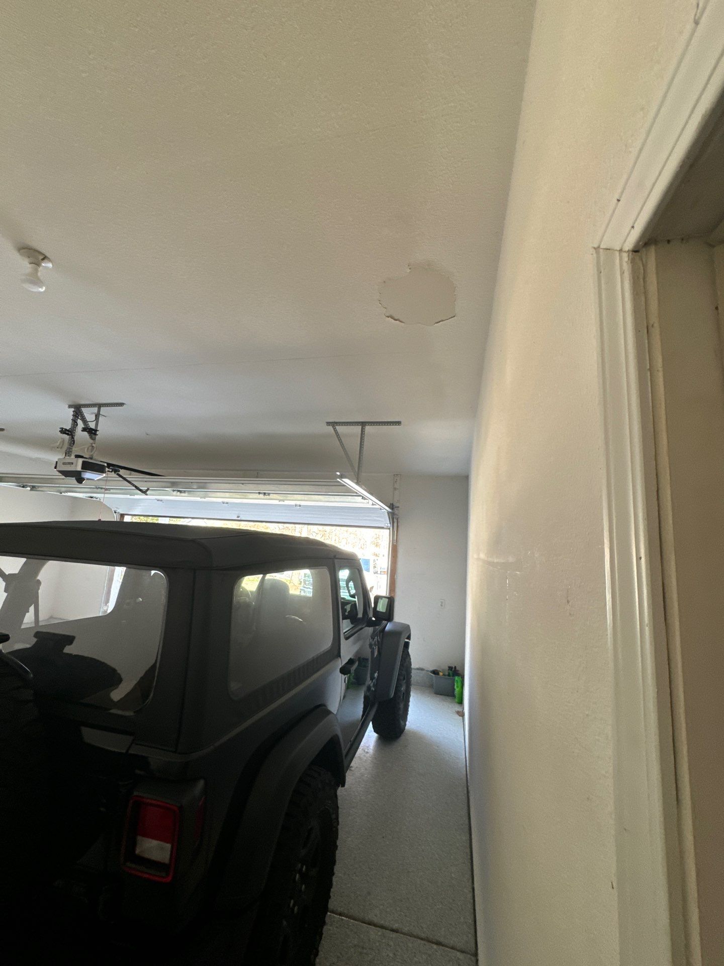 Garage dry wall repair/ re-texture, re-paint by Gordon Painting