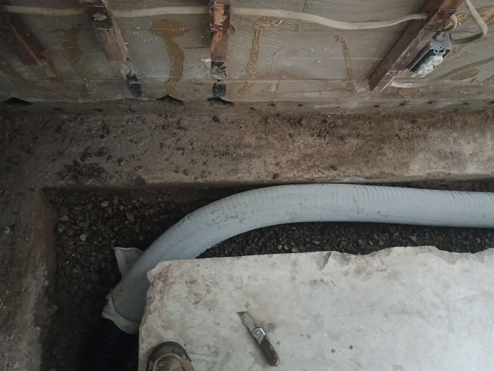 Drain tile for Kael in New Brighton by Waterproofing Northeast