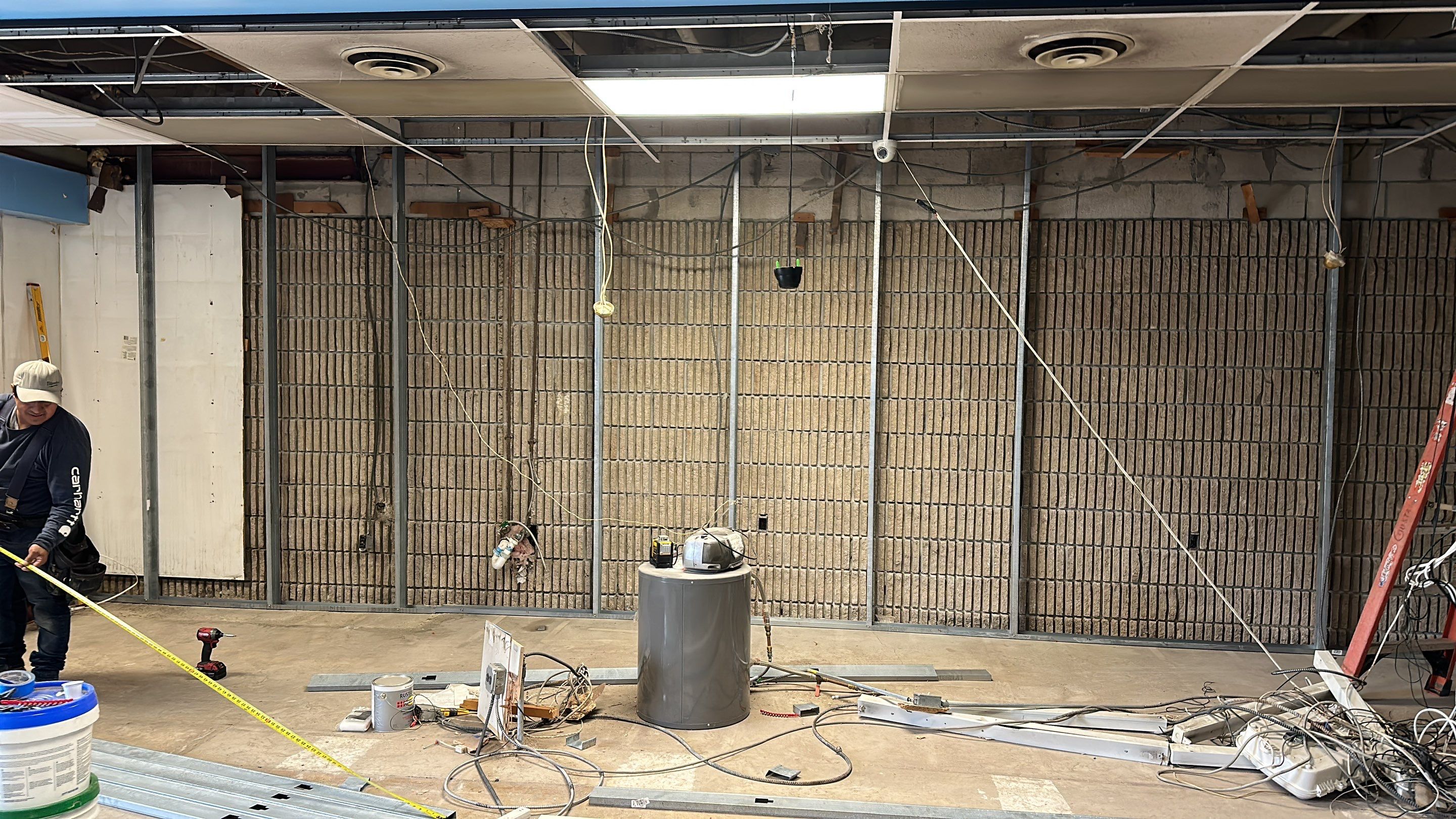 Office Remodel using Drywall by Home Concepts Construction