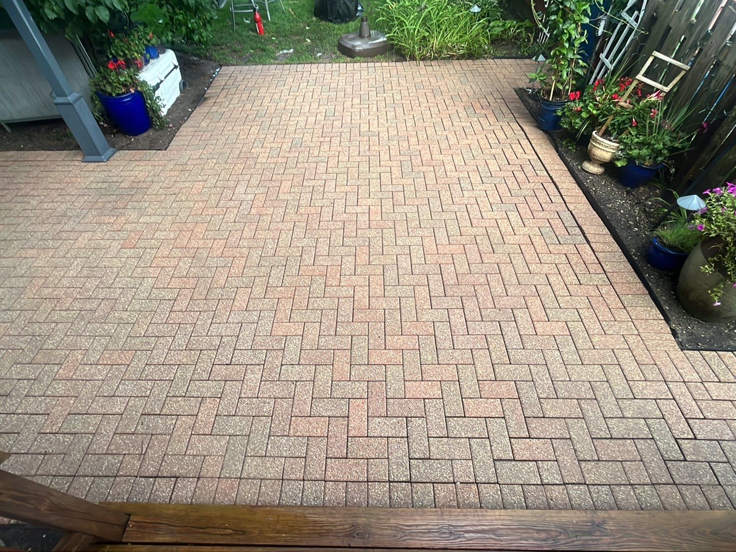 Brick paver clean, sand and seal. using Surebond SB-1300 by Northern Power Washing LLC.
