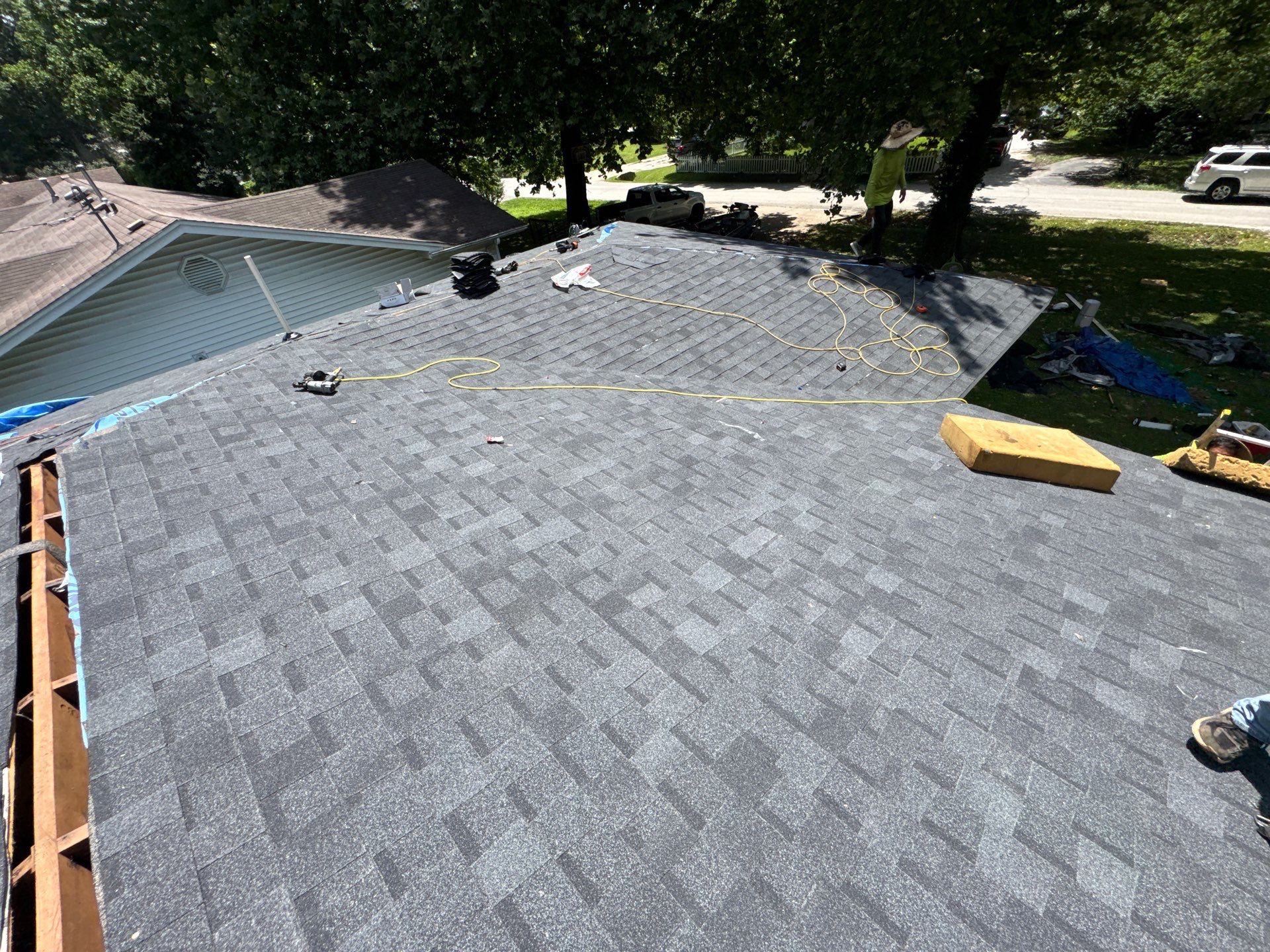 Residential Roofing Install - Atlas Pinnacle Pristine Shingles - Color Black Shadow  by Titan Commercial & Residential Roofing 