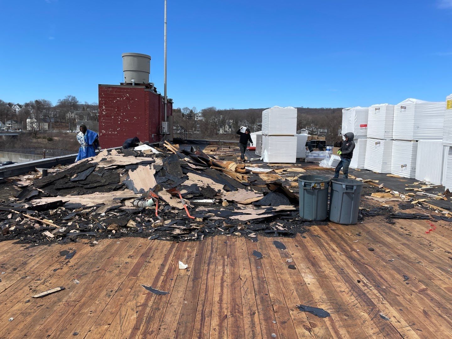 Commercial Roofing Installation using EPDM  by A Plus Exterior