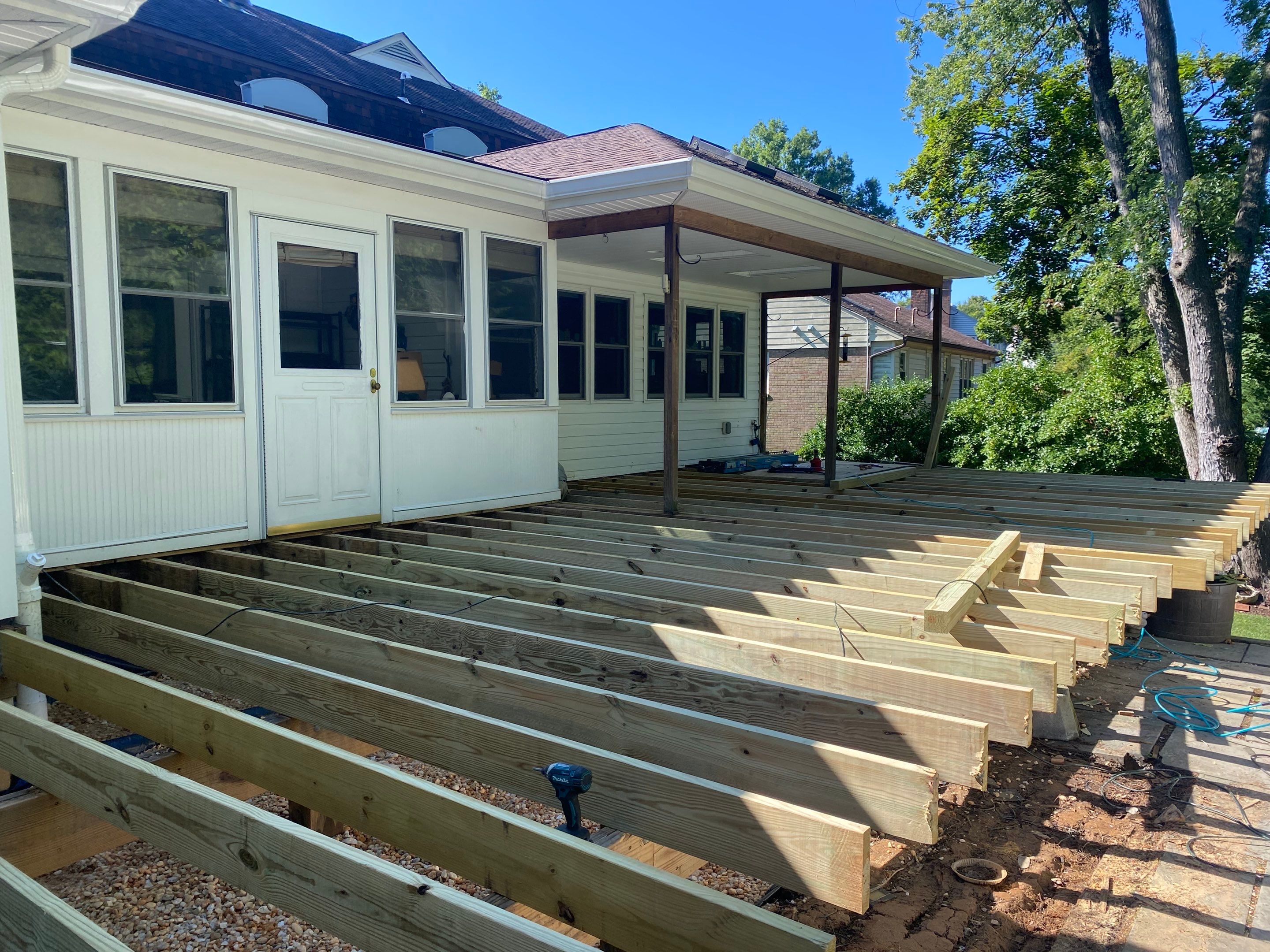 Deck Transformation using Timbertech & Azek by The Smet Companies, LLC