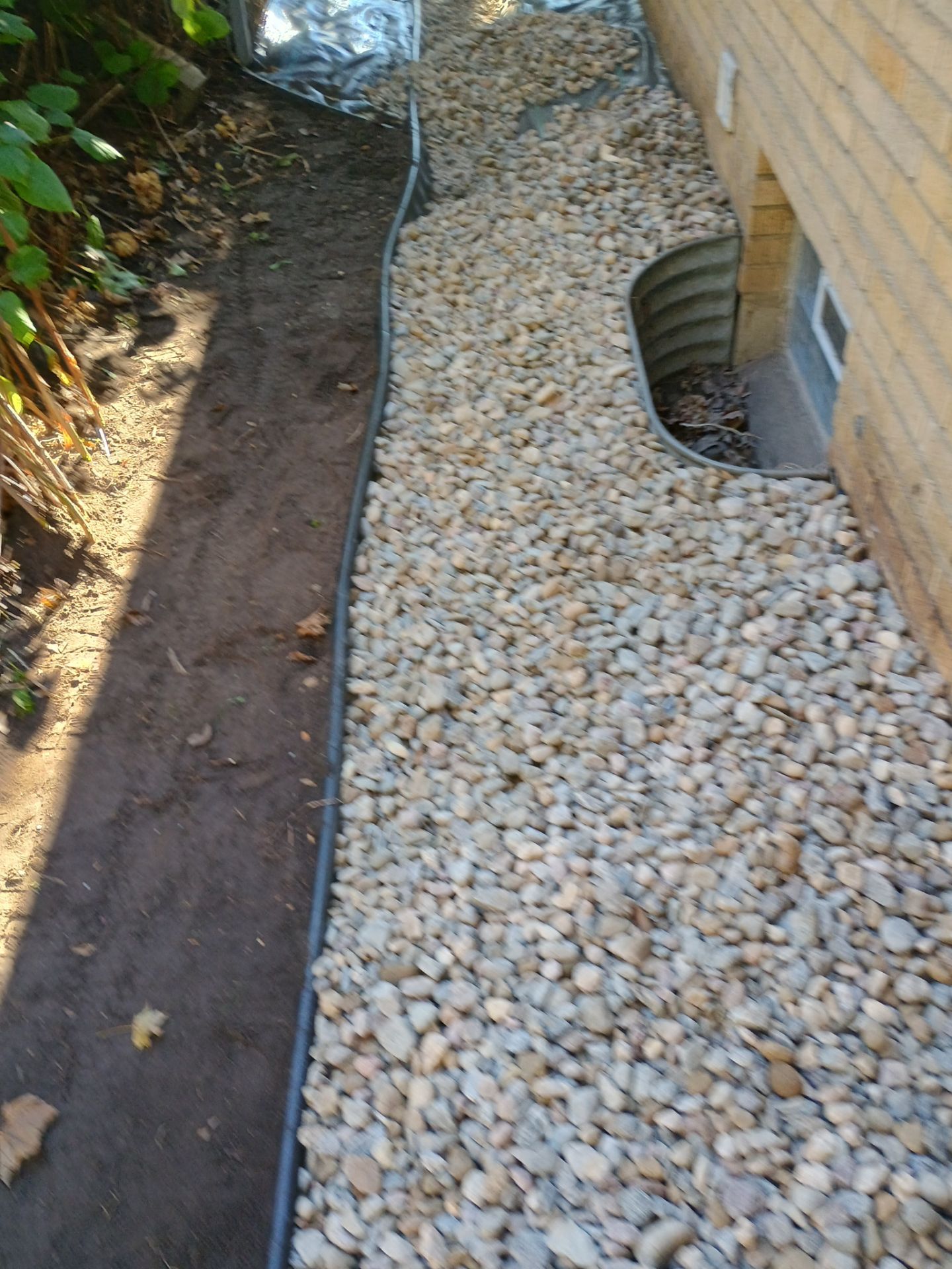 A French Drain for Jeniffer by Waterproofing Northeast