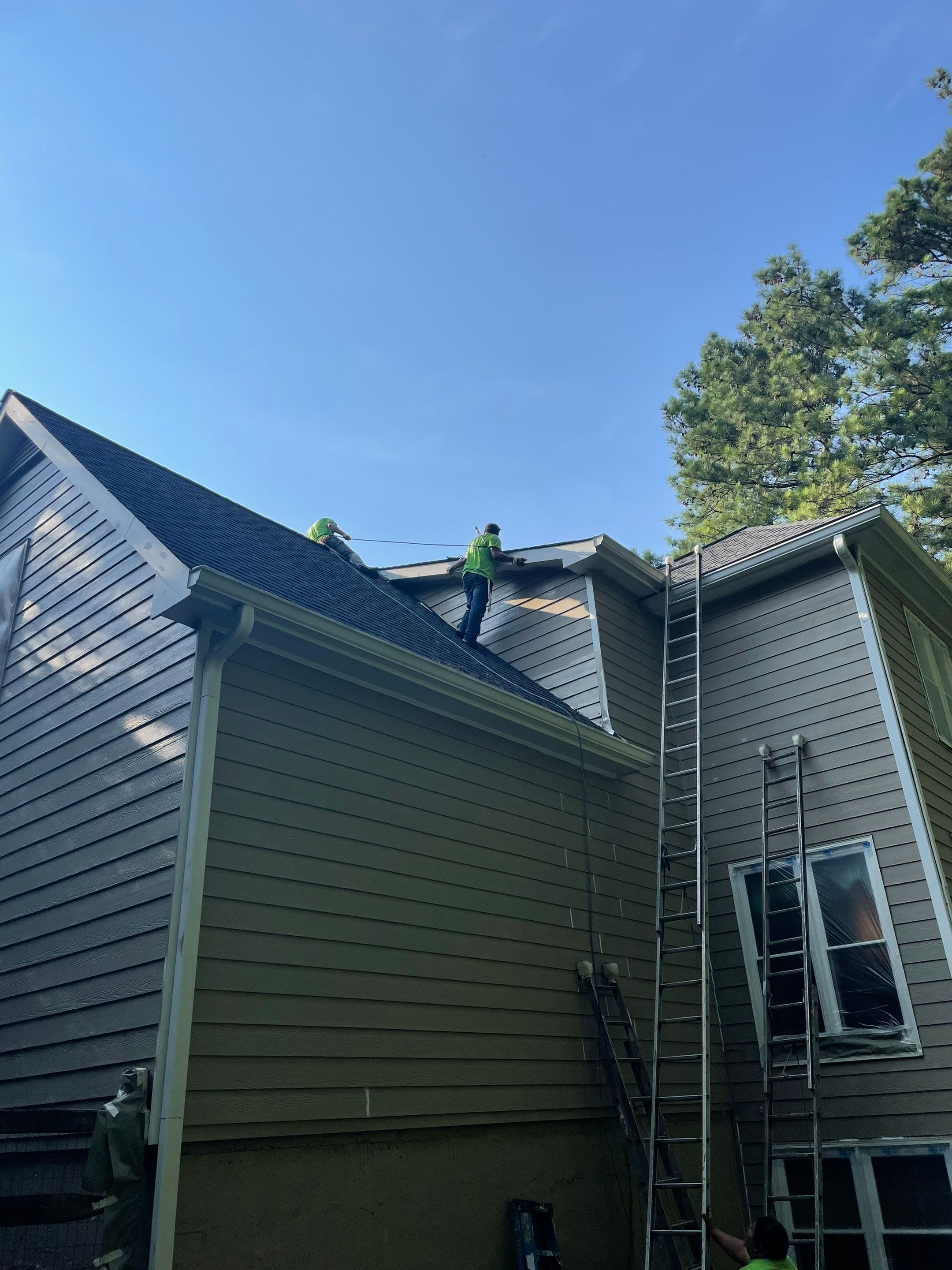 Exterior Painting and Siding Wood Rot Repair in Kennesaw by Swift Home Renovations