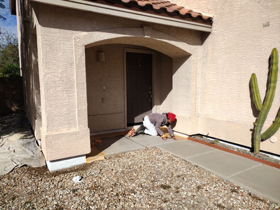 Build Year: 2000; 1950 s.f.; Residential Single Family Home in Phoenix AZ 85024 by Crash of Rhinos Painting & Garage Floors