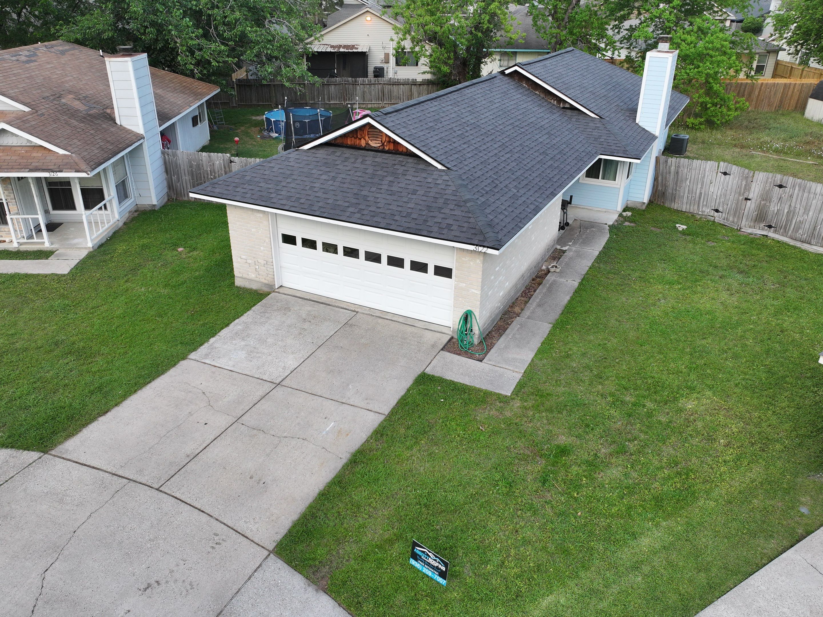 Residential Roofing Installation using CertainTeed Landmark Shingles by Abbott Roofing Company