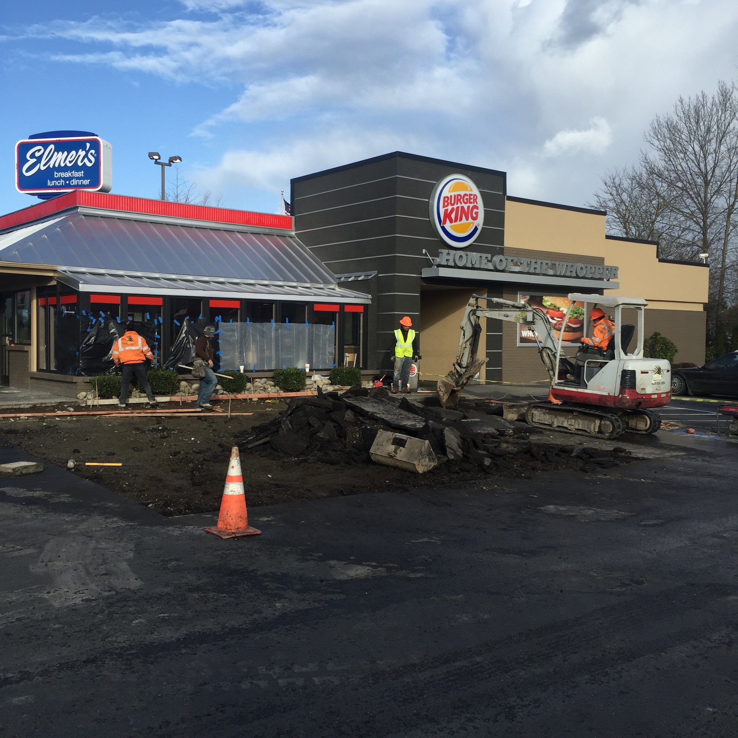 Burger King Tacoma  by Jireh Asphalt & Concrete Inc 