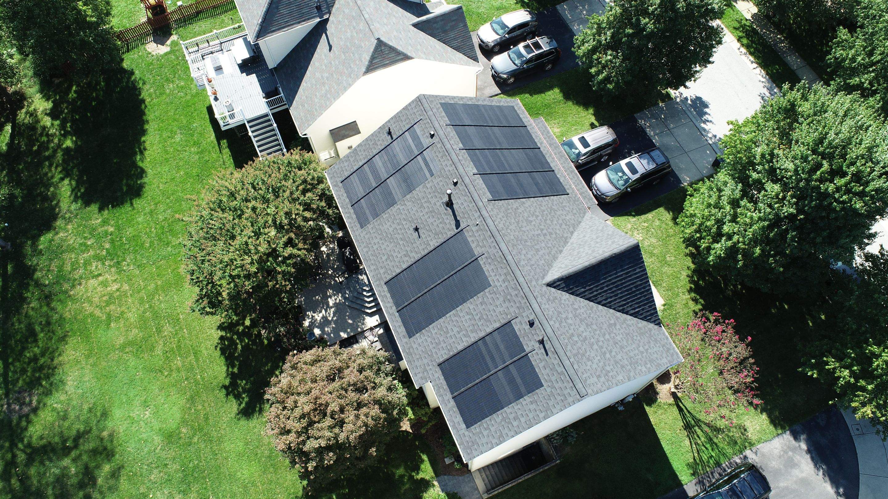GAF Timberline Solar Roof Ellicott City, MD by American Home Contractors