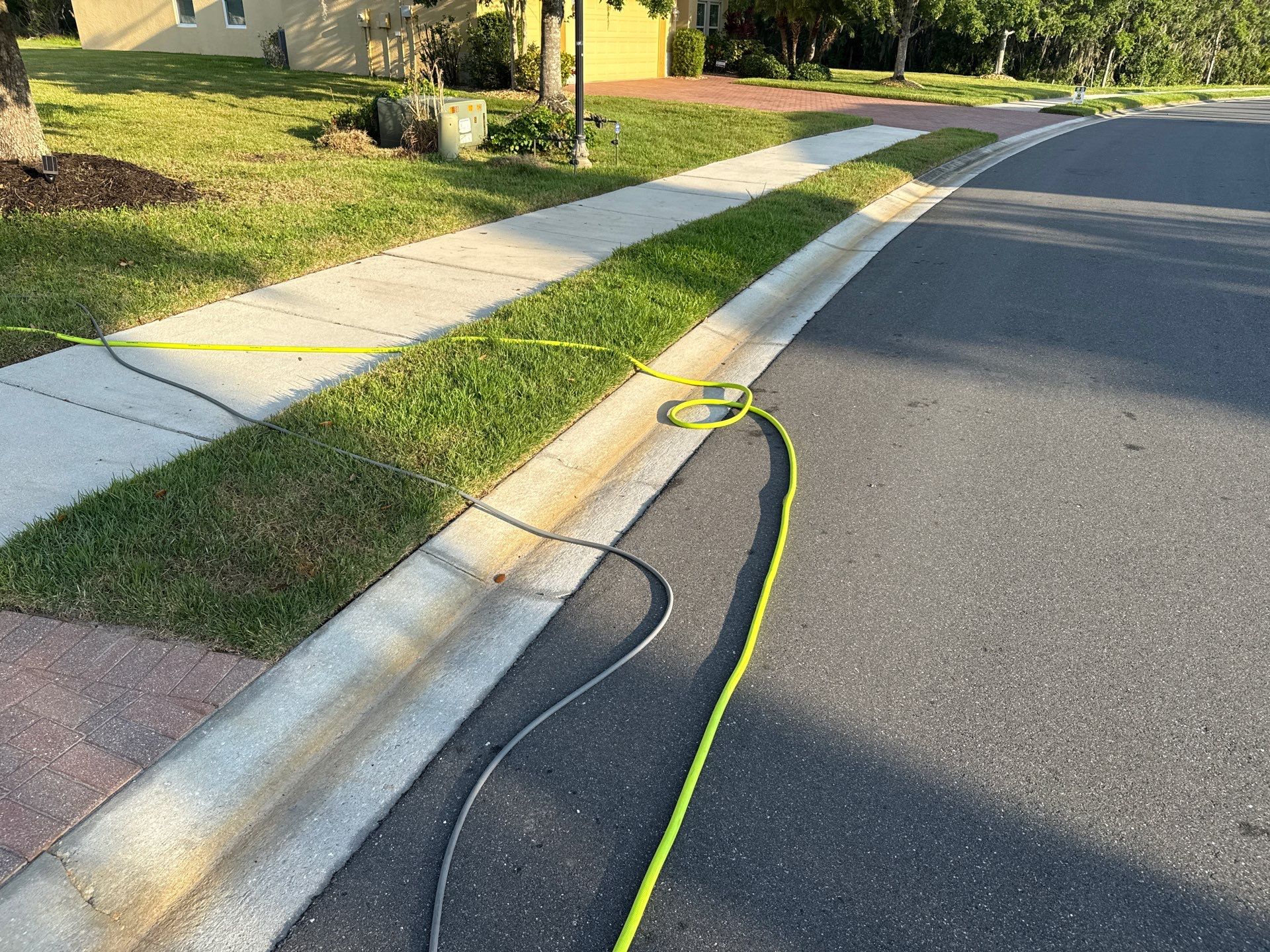 Paver Driveway & Rust Stain Removal – Oakleaf Hammock Community, Ellenton, FL by Sunshine AquaWash