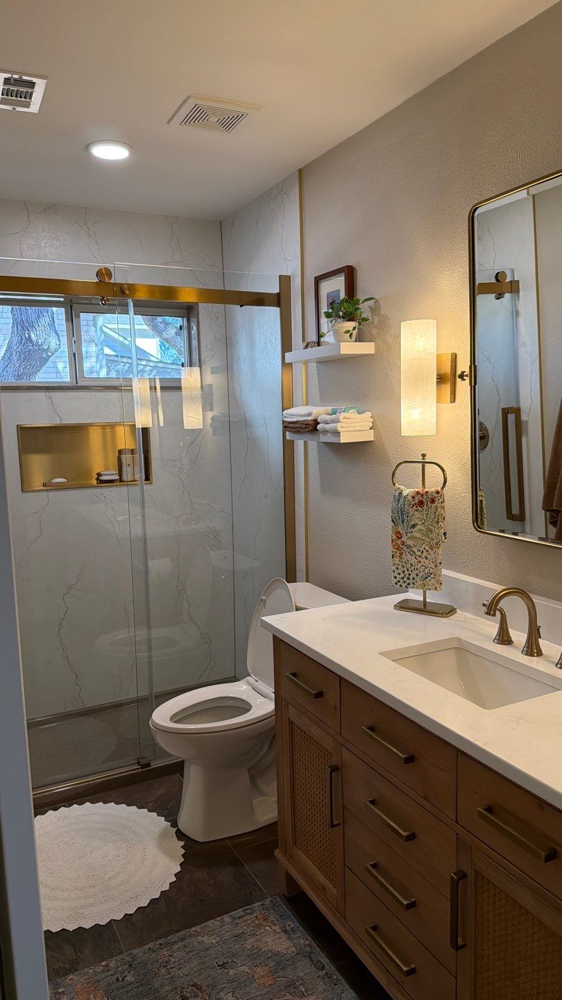 Roger’s Ranch Tub-to-Shower Conversion & Bathroom Remodel in San Antonio by Legacy Bath and Kitchen