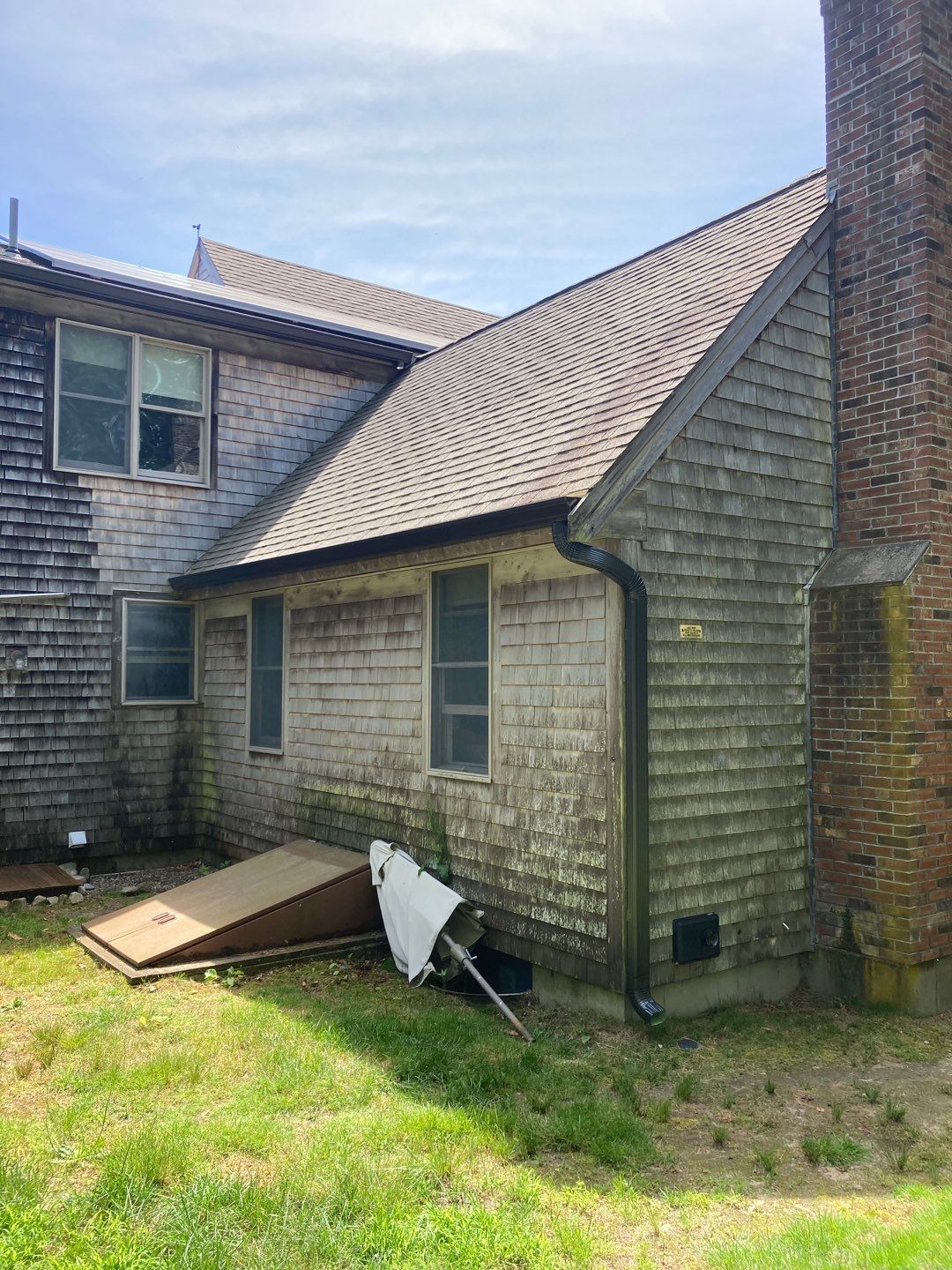 Gutter Installation using 6" K-Style Aluminum Gutter in Brewster, MA by Gutter Pro Enterprises