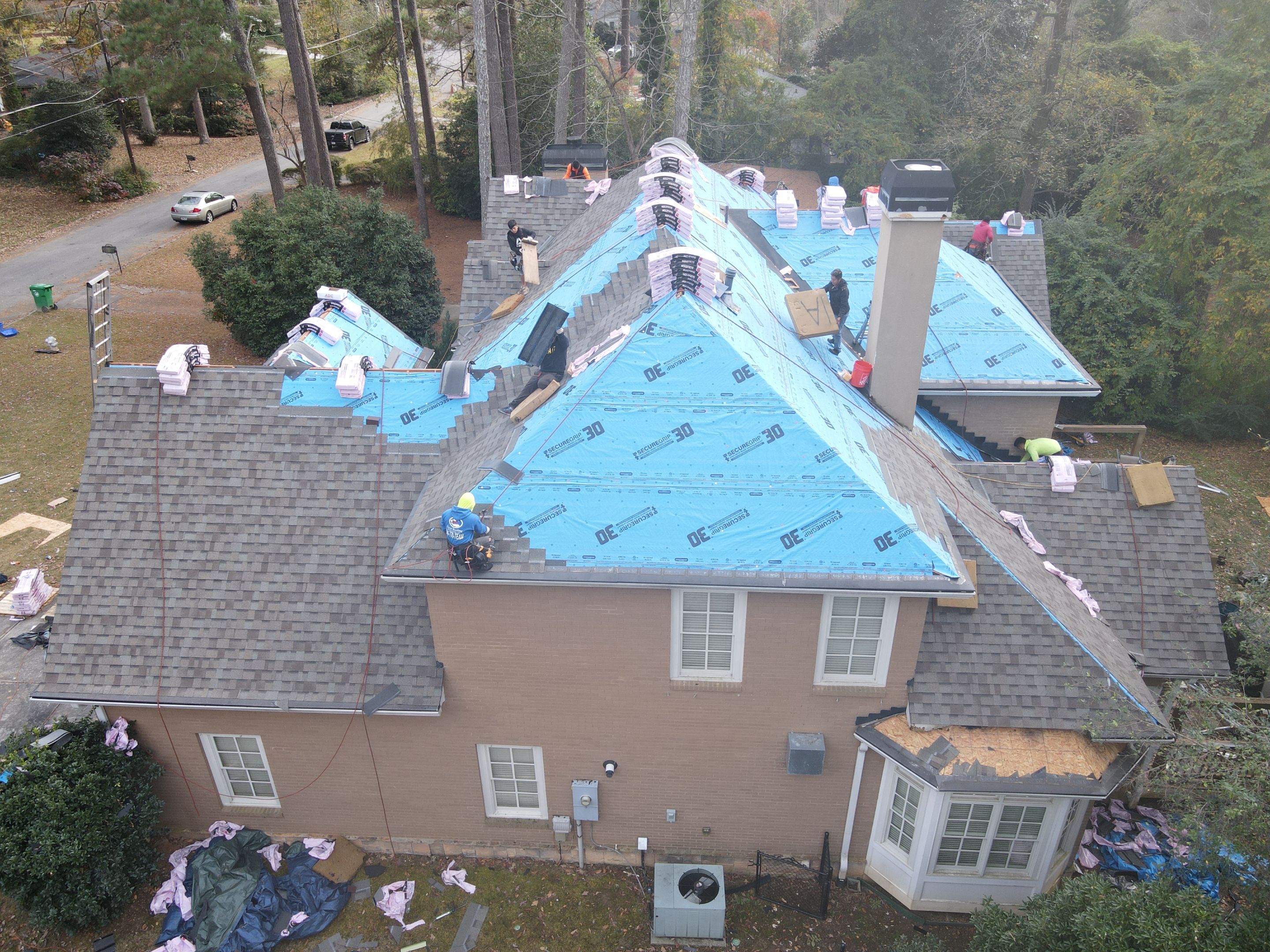 Residential Roofing Installation using Owens Corning by Inspector Roofing and Restoration