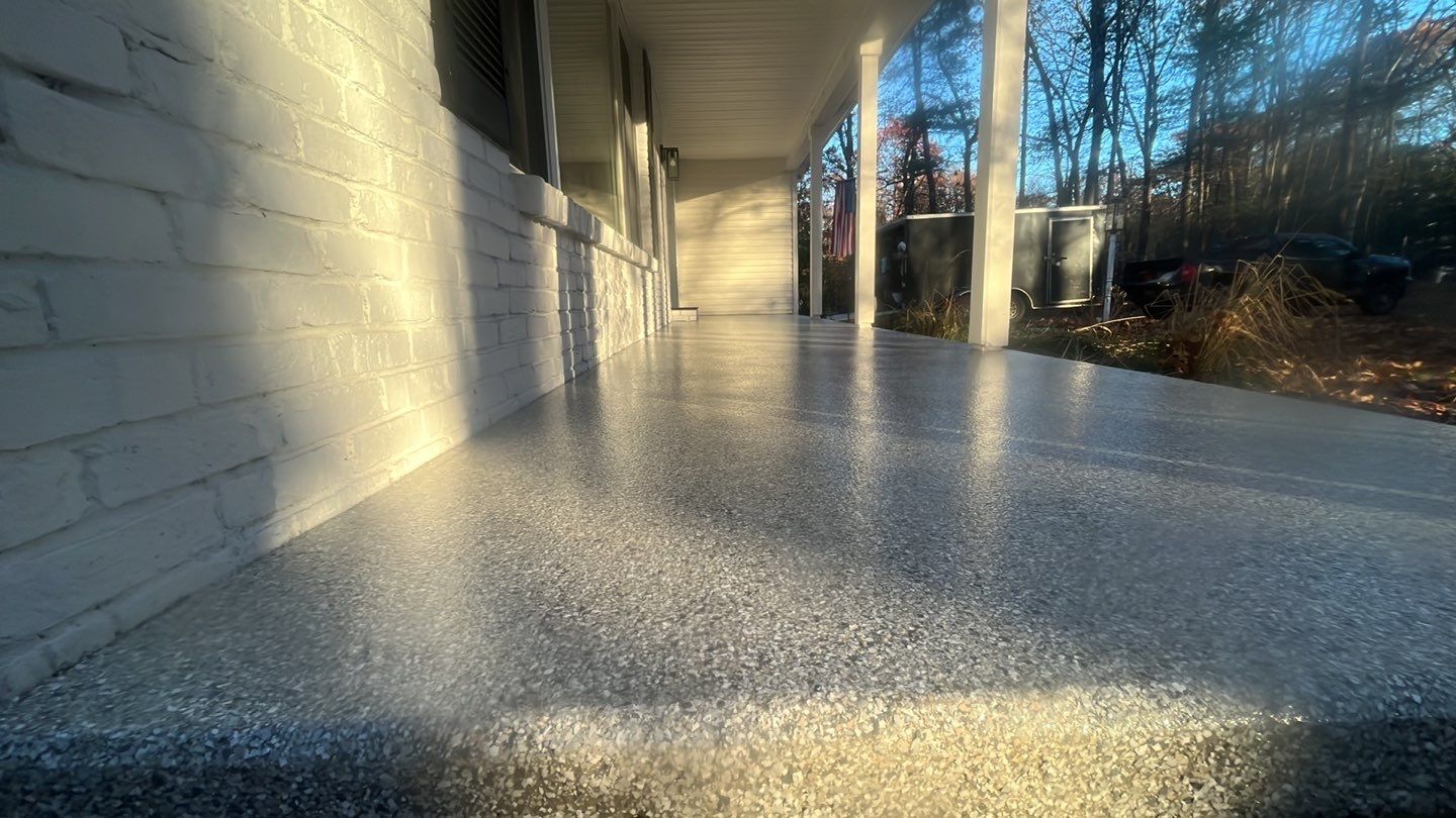 Garage in Andover, MA 01810 by Symphony Concrete Coatings