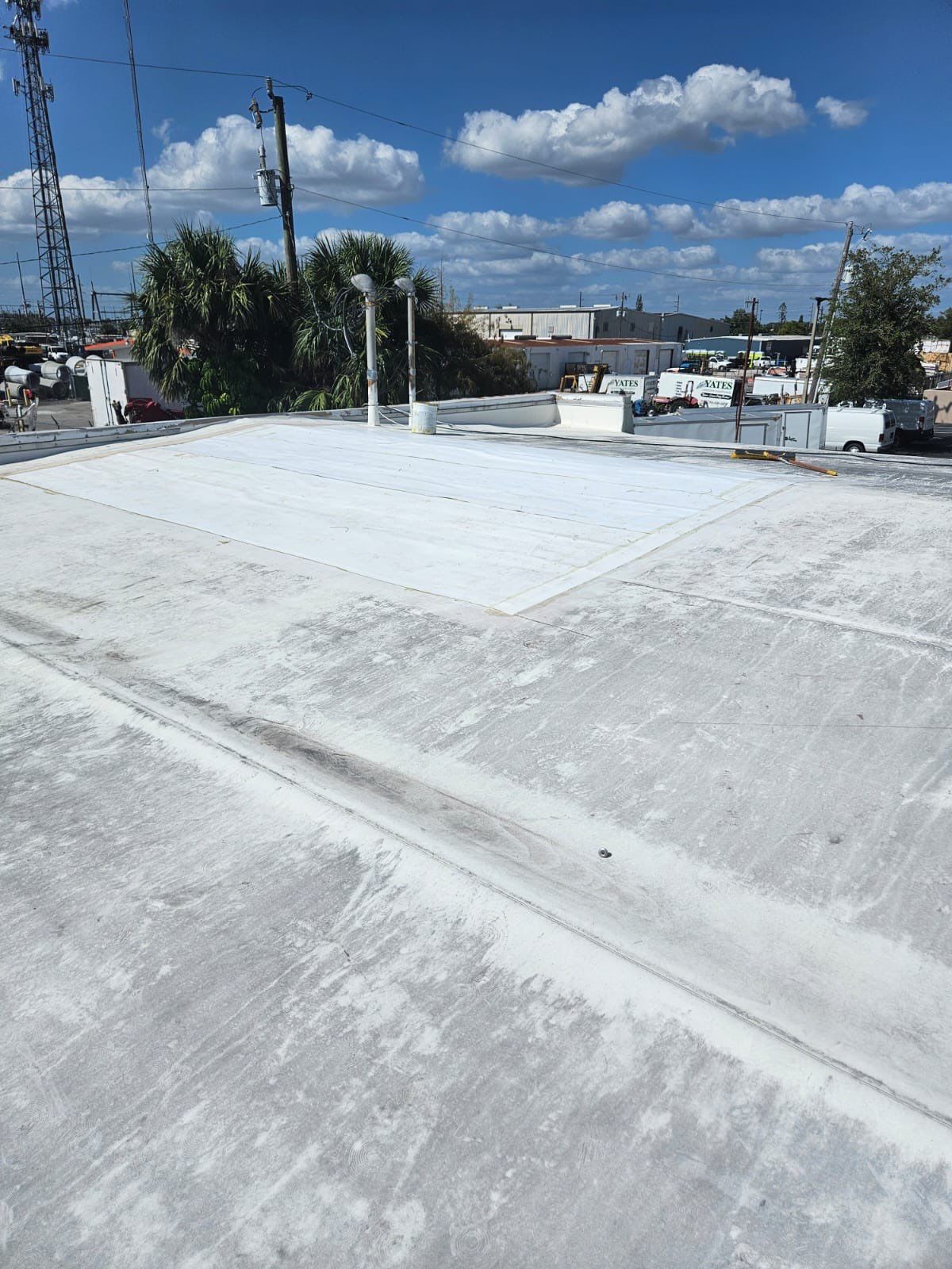 Commercial Roofing Repair using TPO and Metal Decking by Four Peaks Roofing