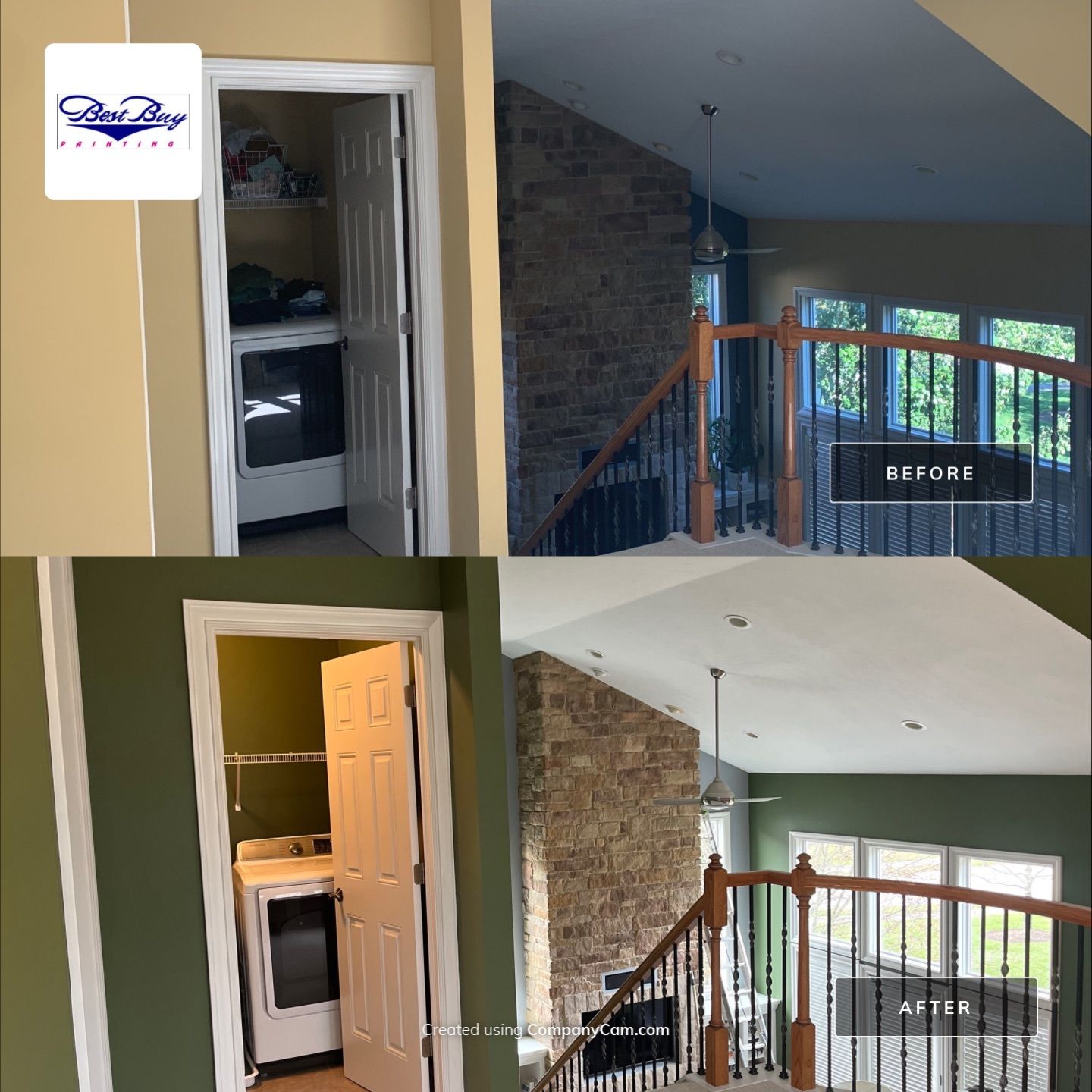 Orange Town Home by Best Buy Painting 