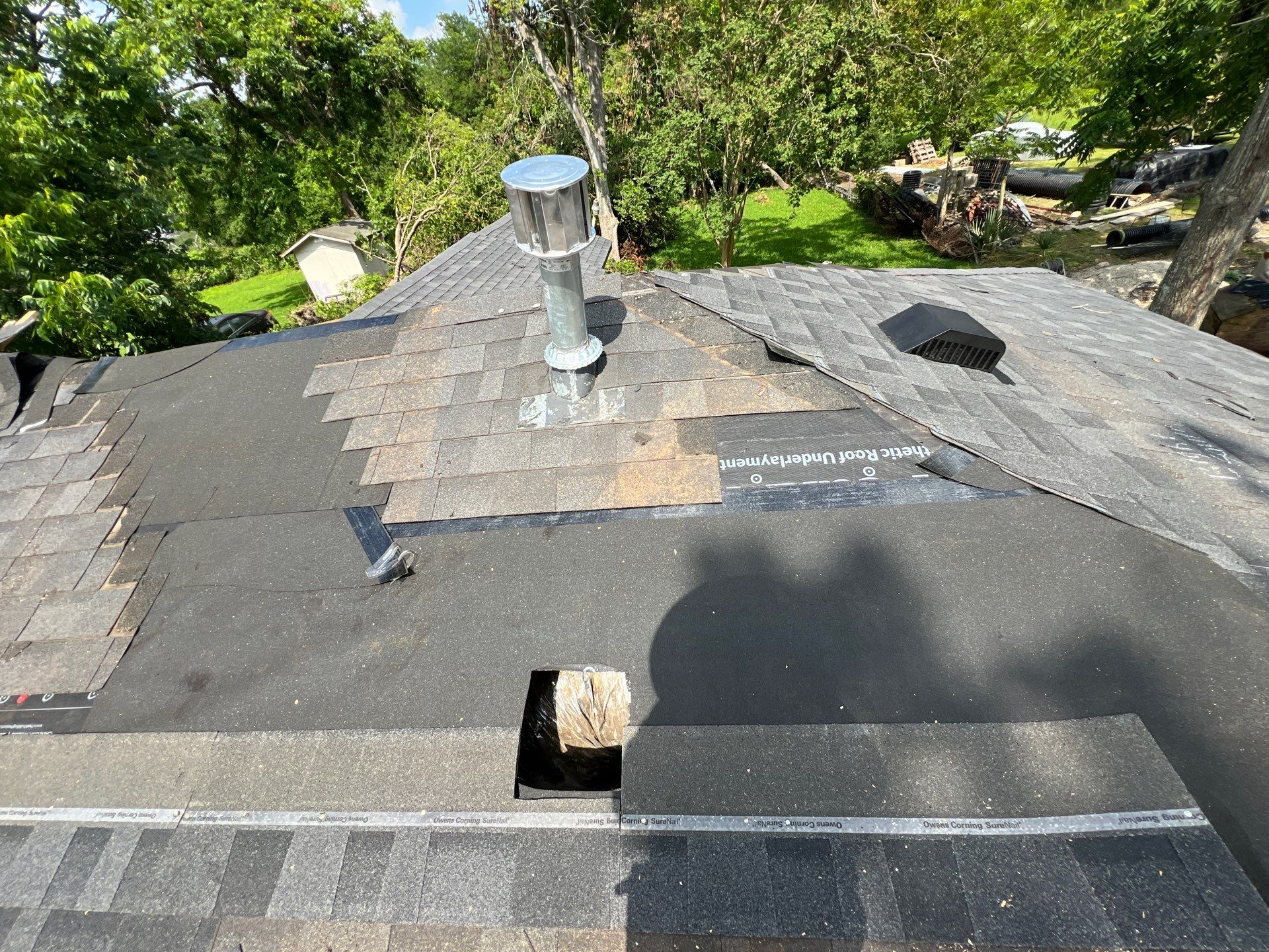 Residential Roofing Repair using Owen's Corning Duration (Lifetime) Shingles by Roof Repair Company