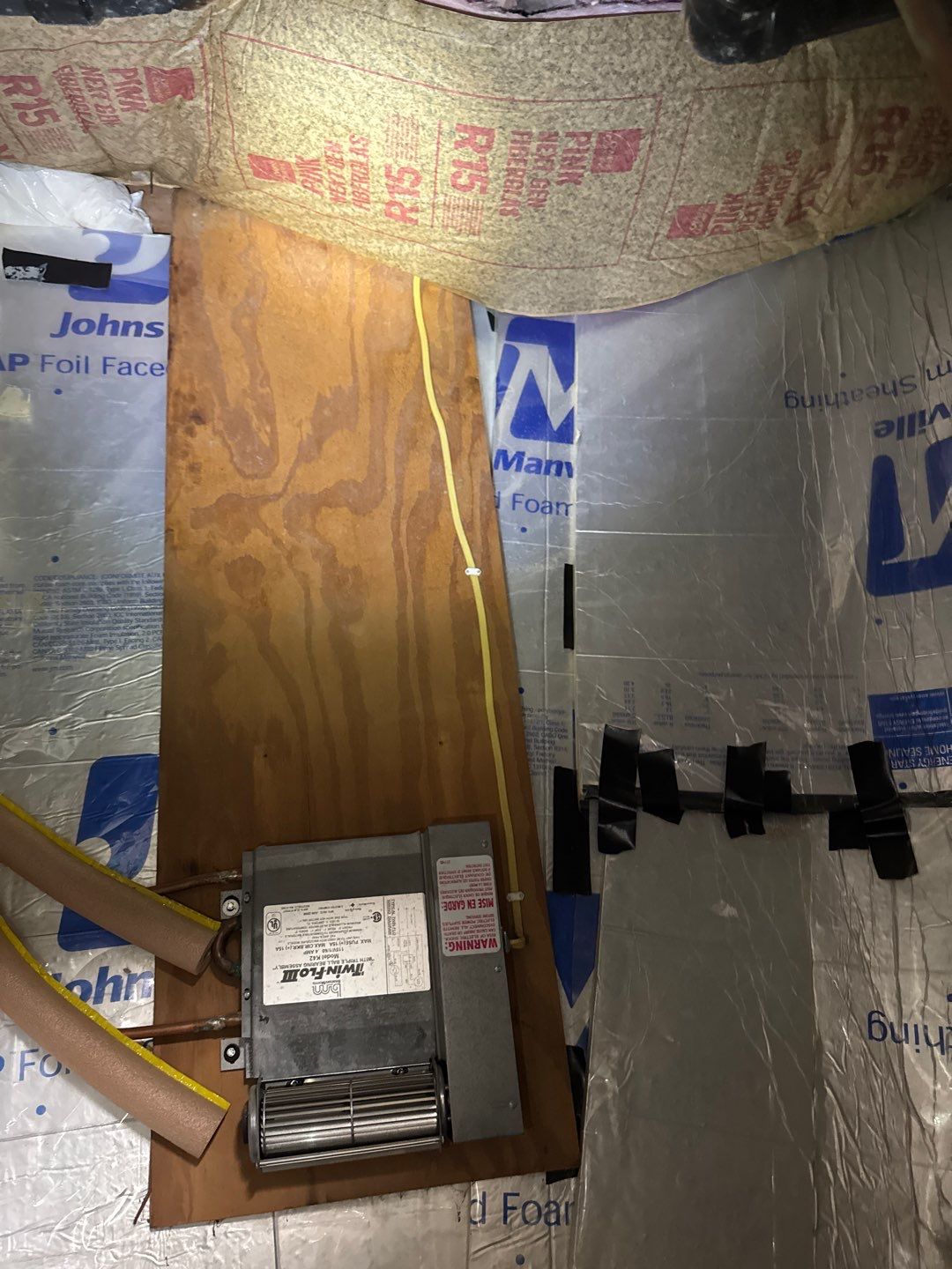 Parge Coating Drew's Stone Foundation by Waterproofing Northeast